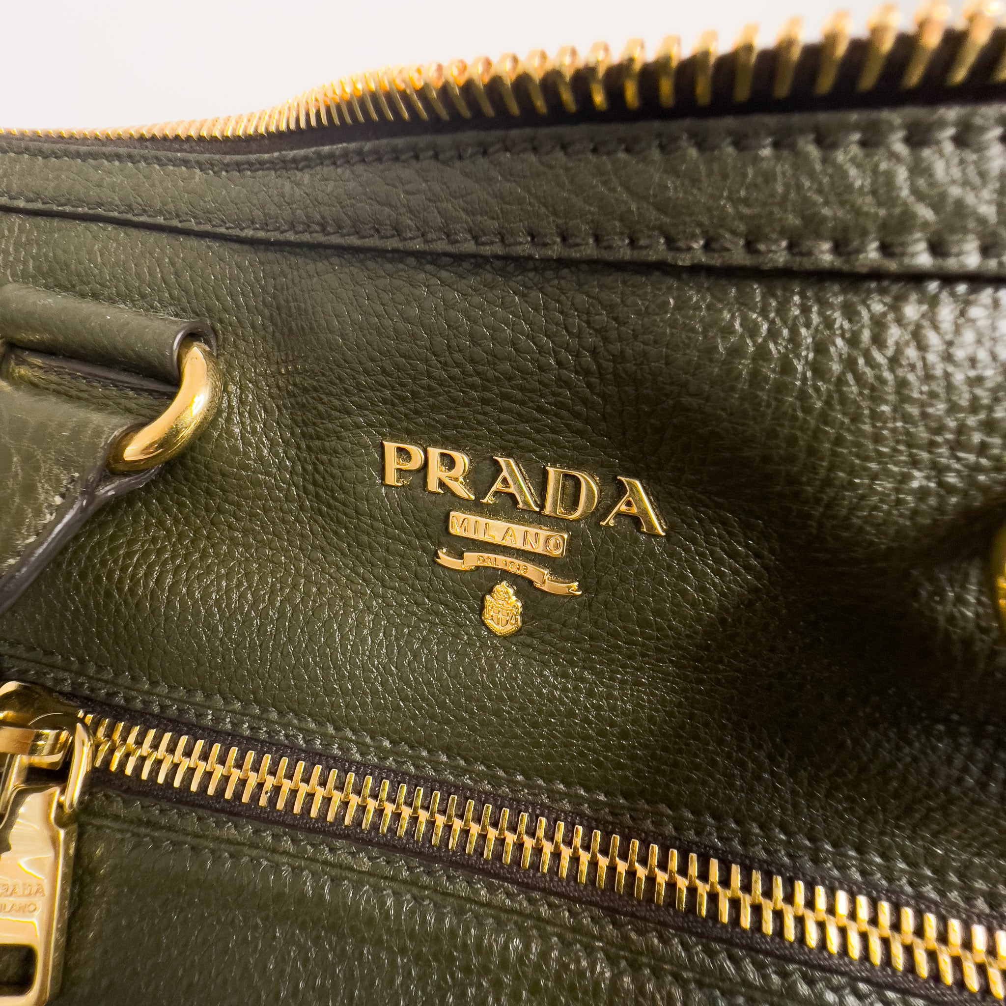 Hunter Green Vitello Daino Bag