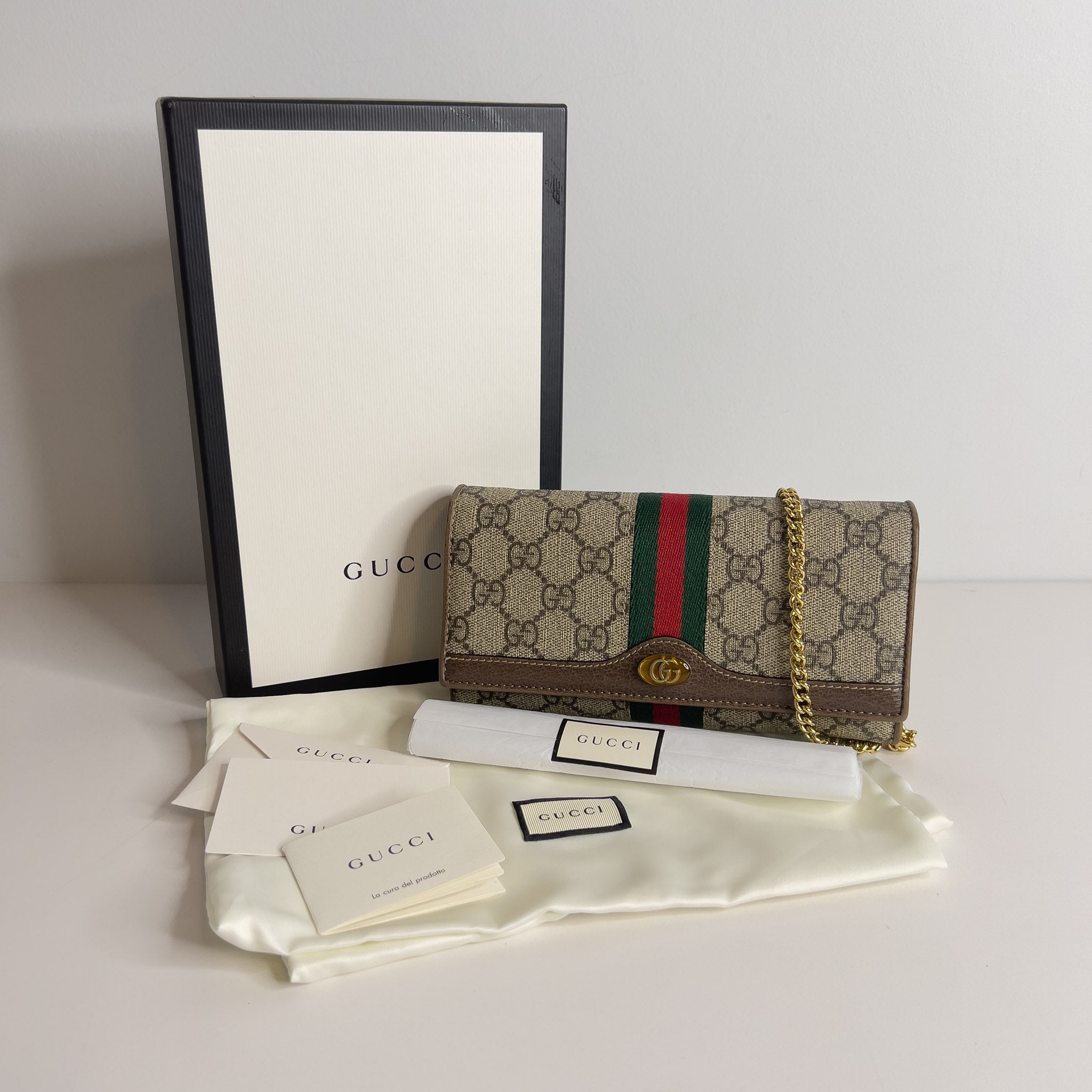 Ophidia GG Chain Wallet