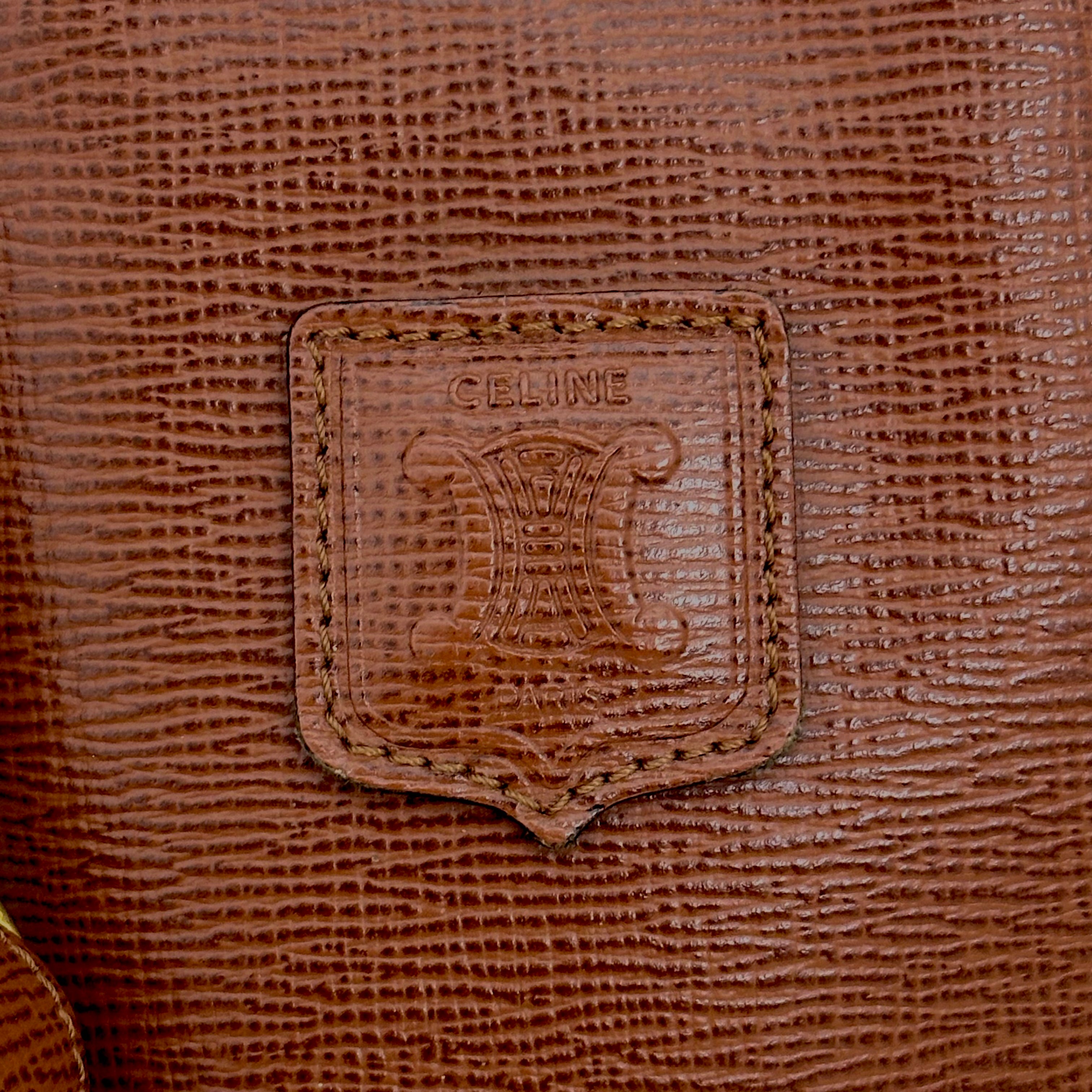 Brown Leather Bucket Bag