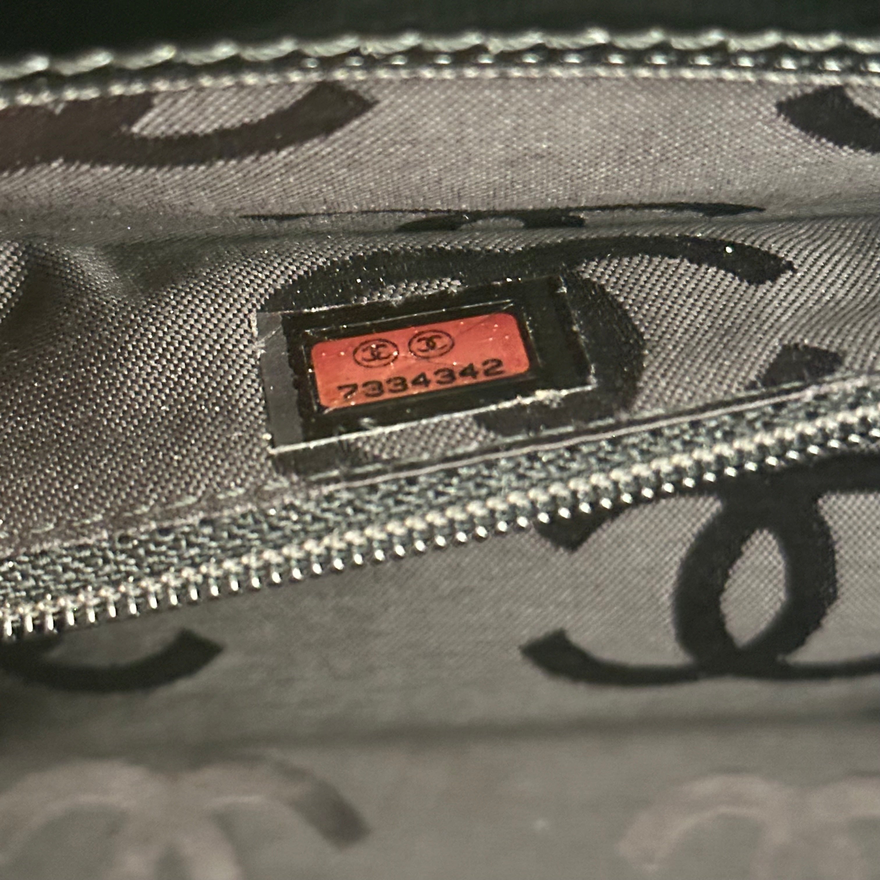 Quilted Patent Square Shoulder Bag
