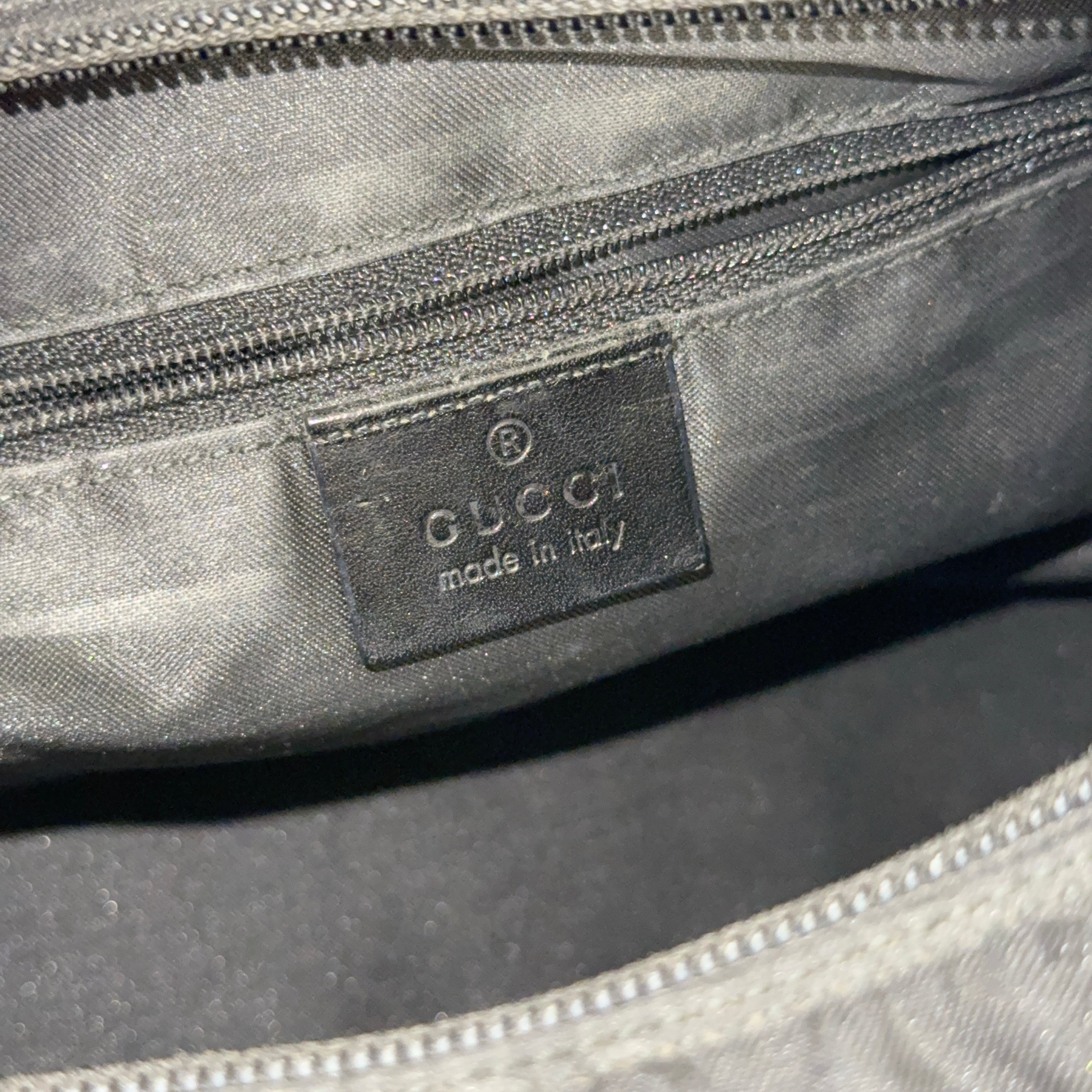 Nylon GG Web Shoulder Bag