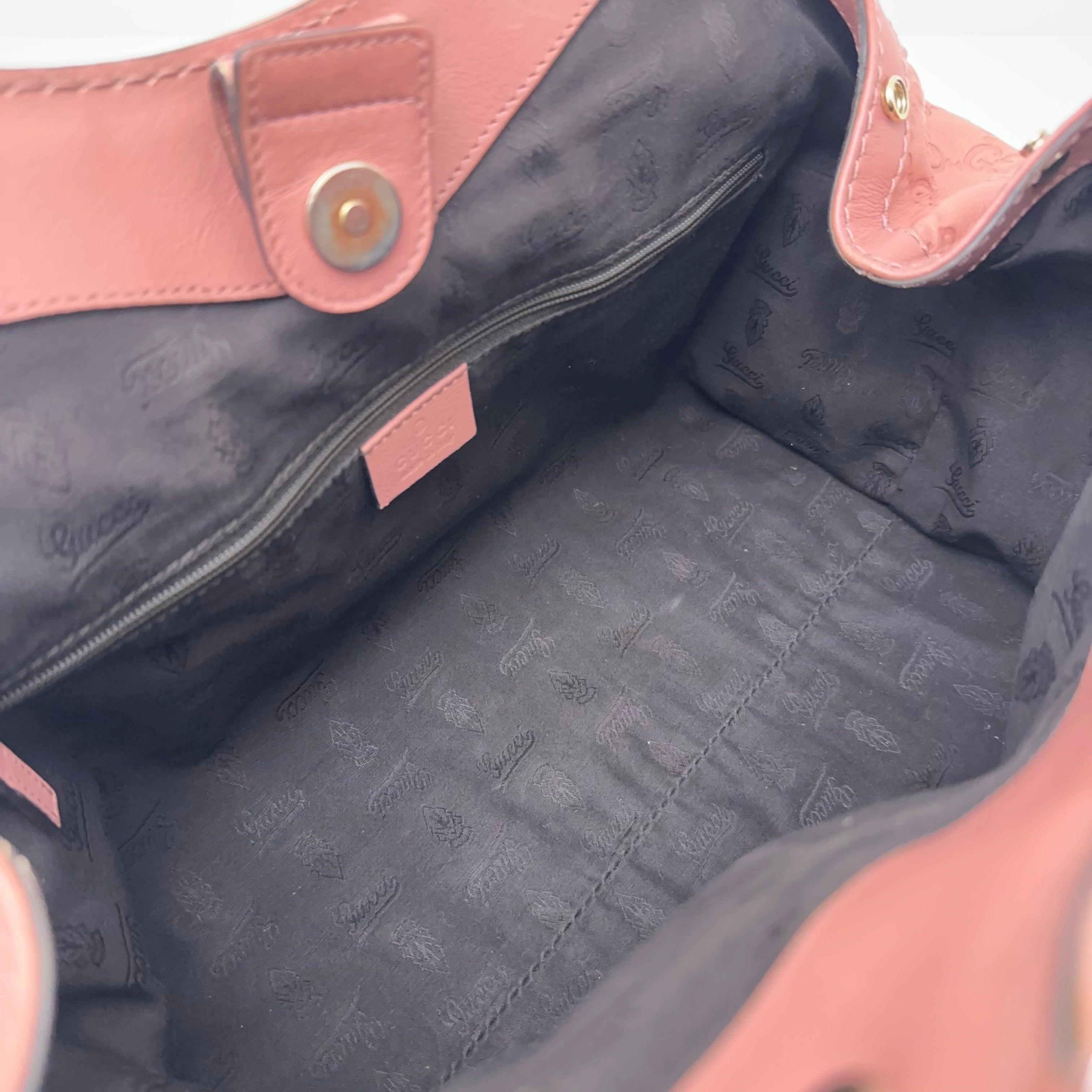 Pink Guccissima Handbag
