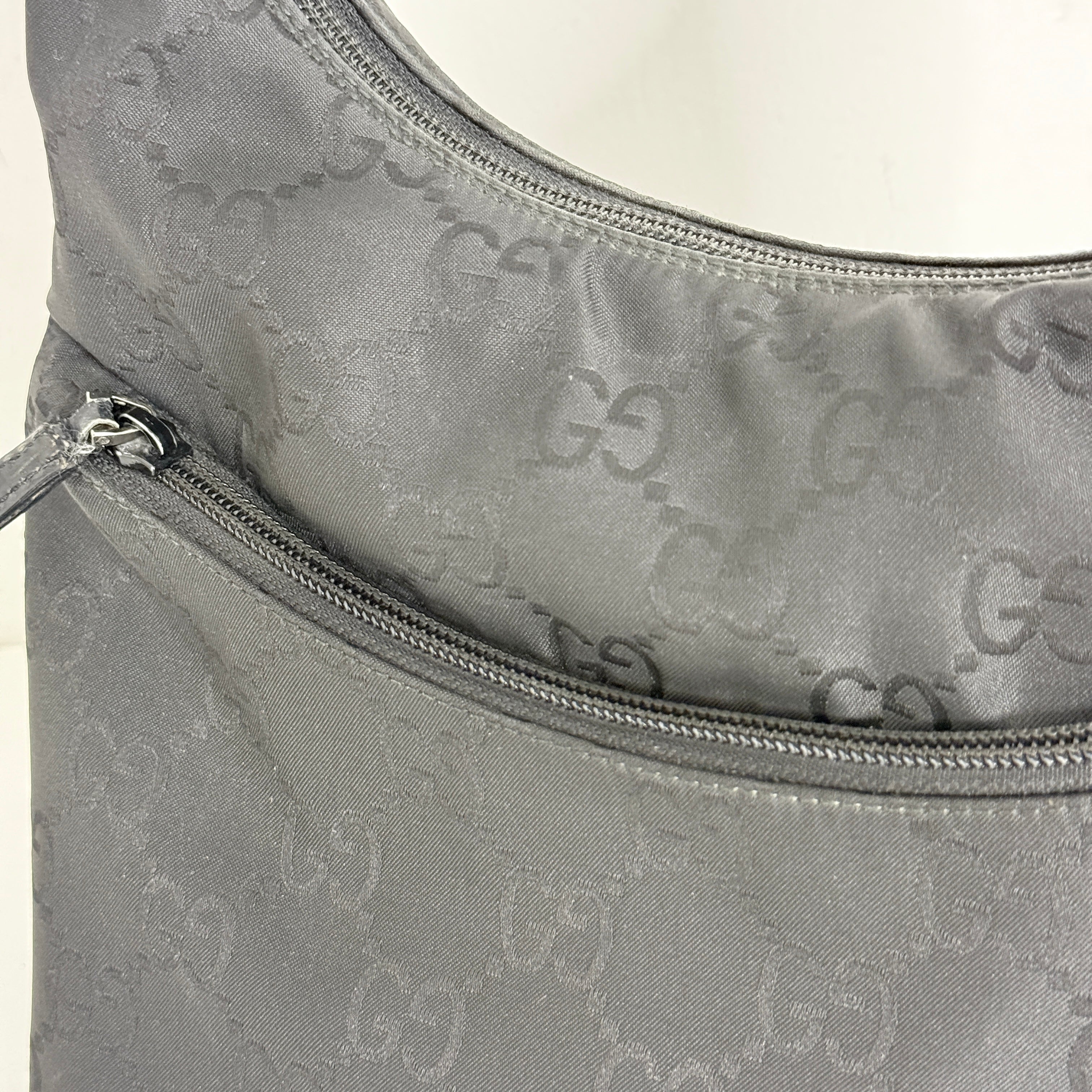 Nylon GG Web Shoulder Bag