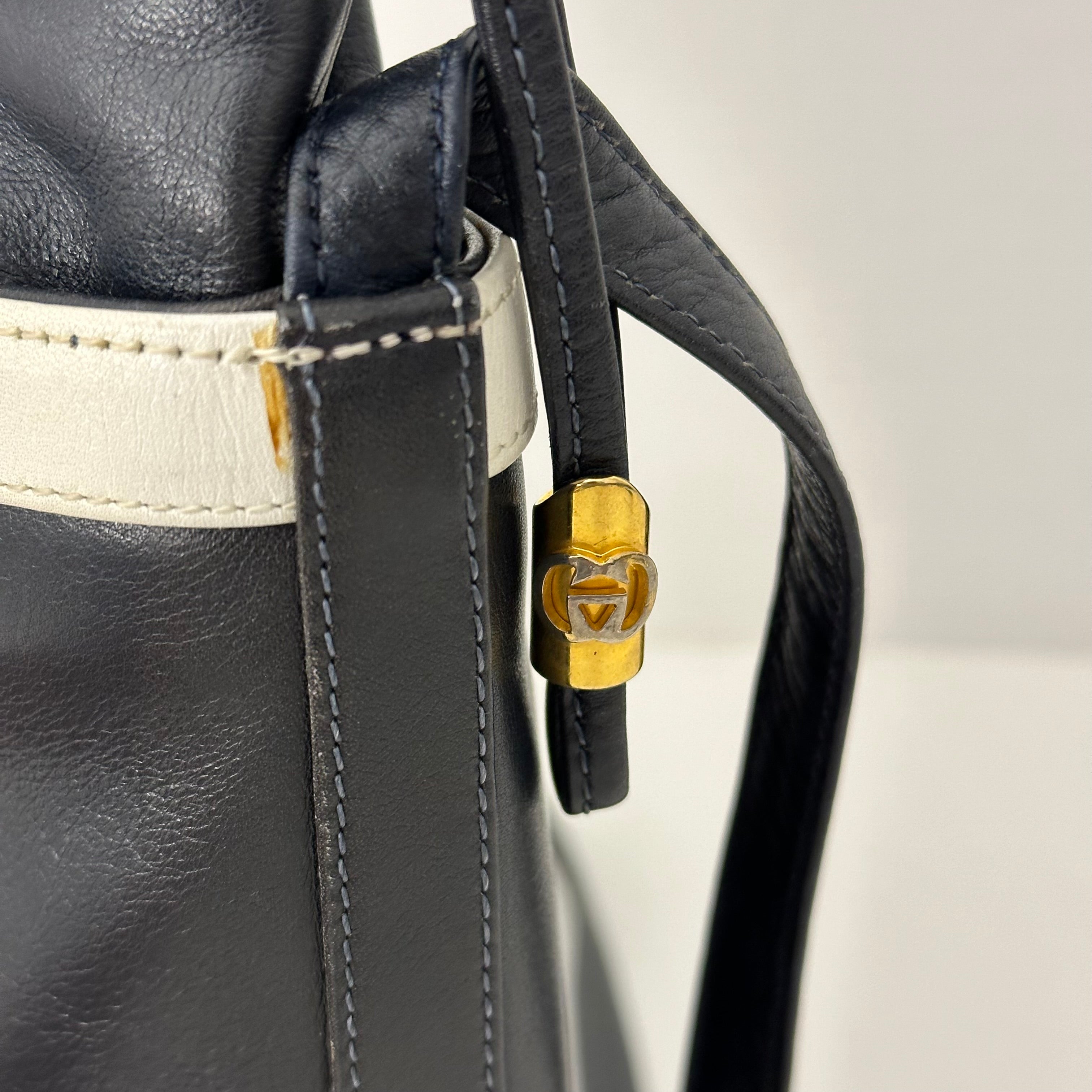 Navy Bucket Bag