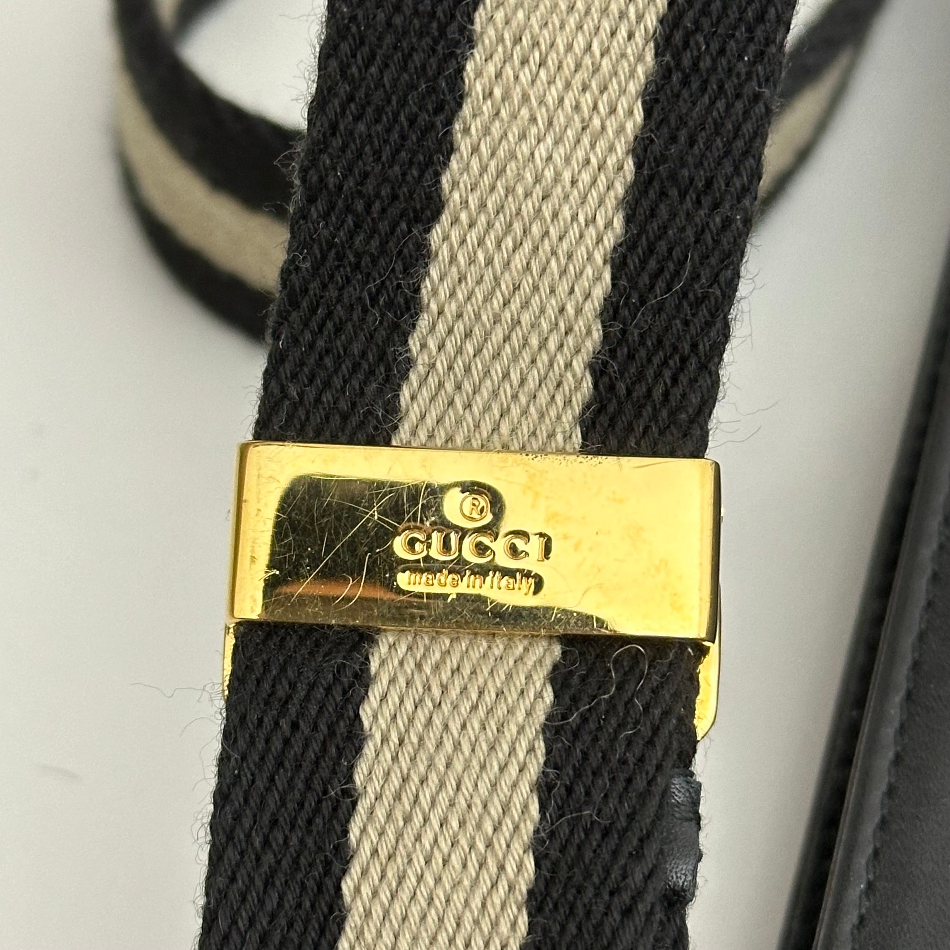 Black/Midnight Blue GG Crossbody