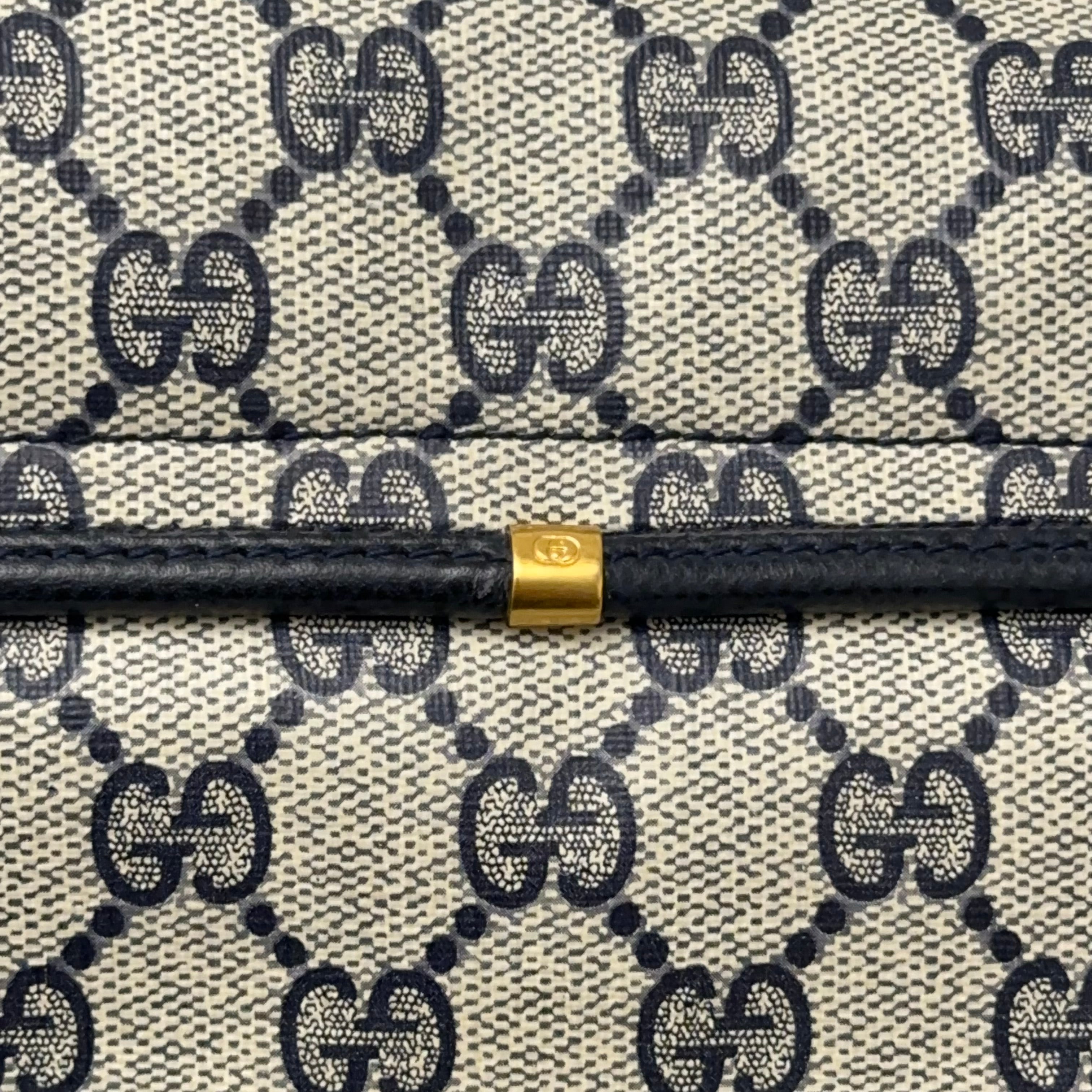 Navy GG Supreme Crossbody