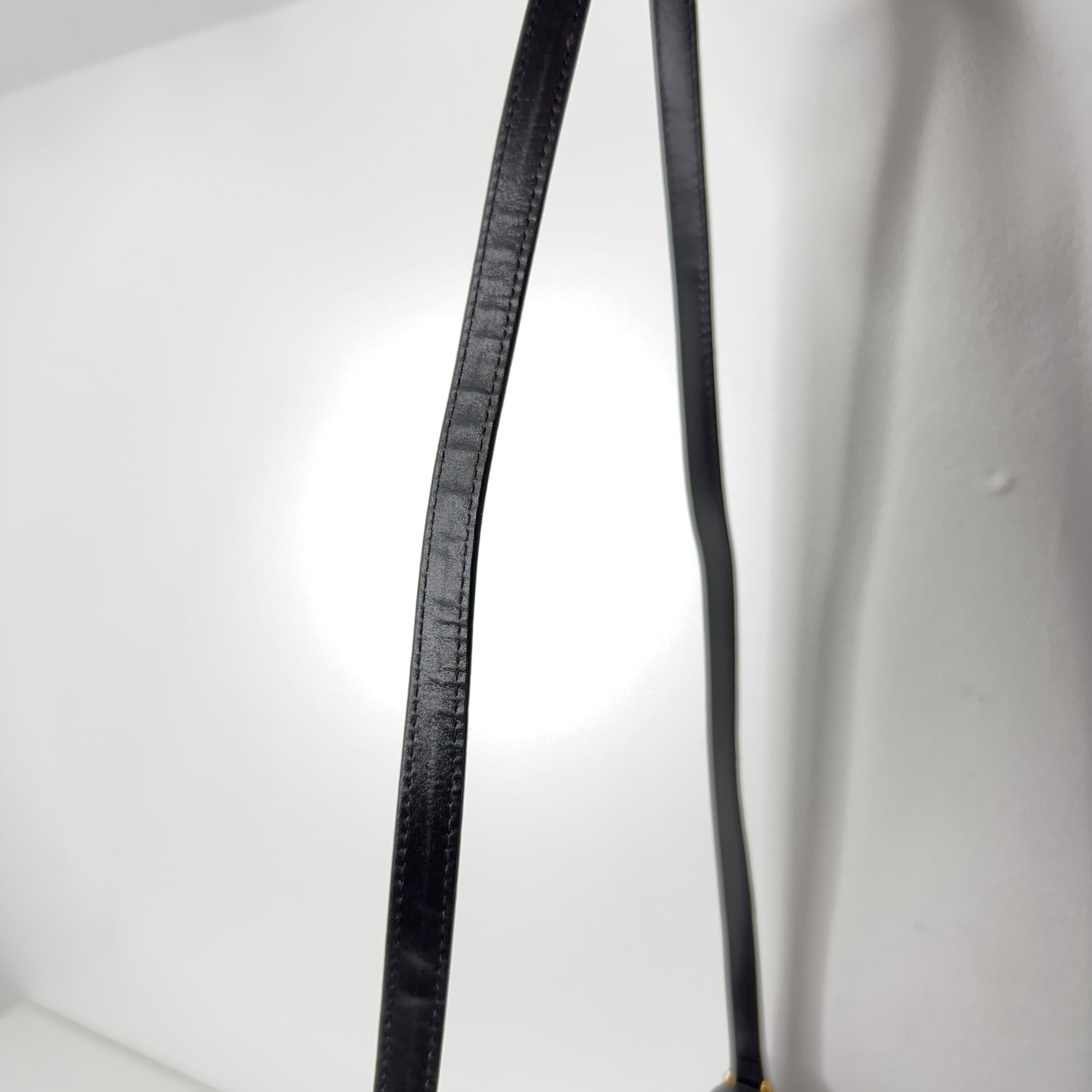 Vintage Black GG Clutch