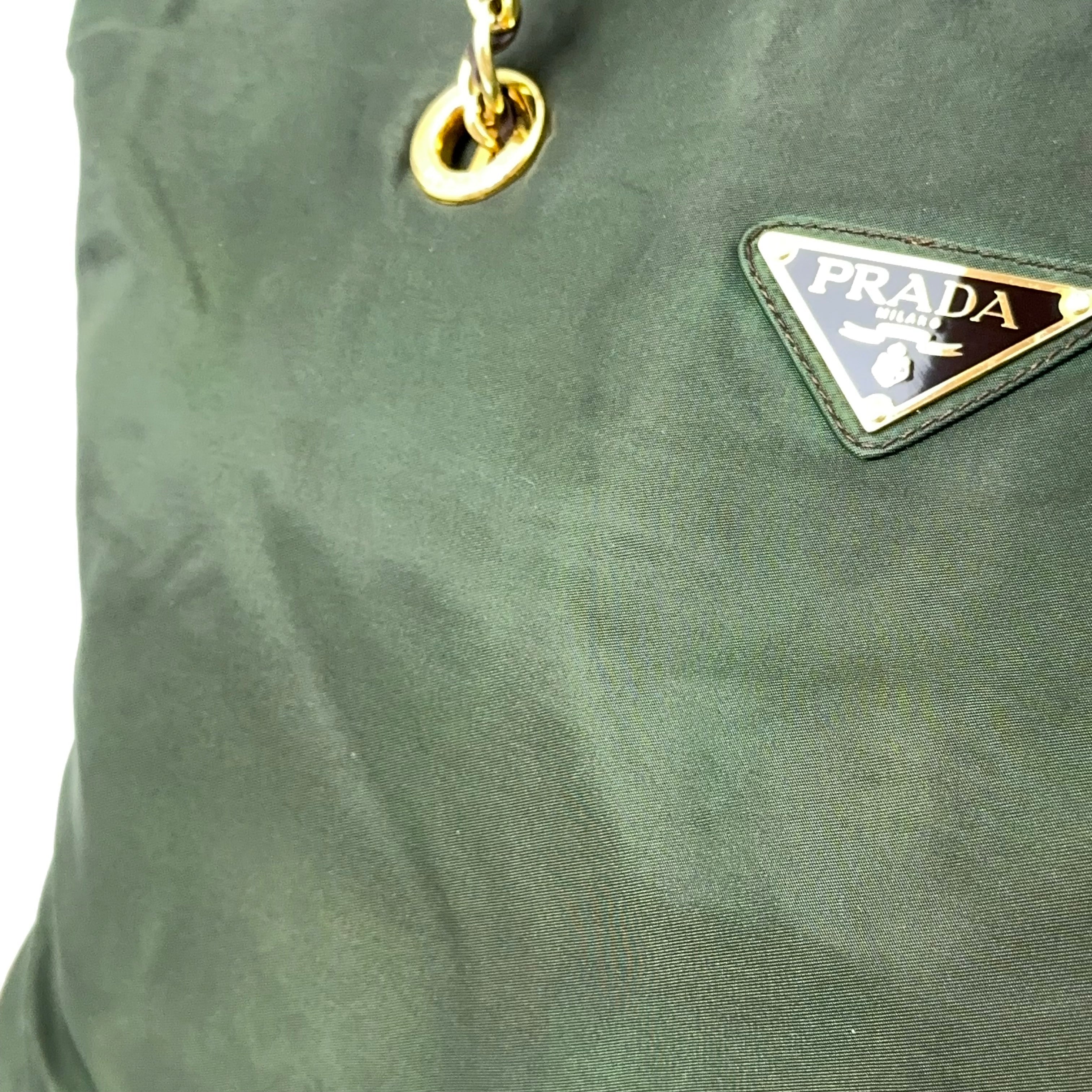 Nylon Chain Tote