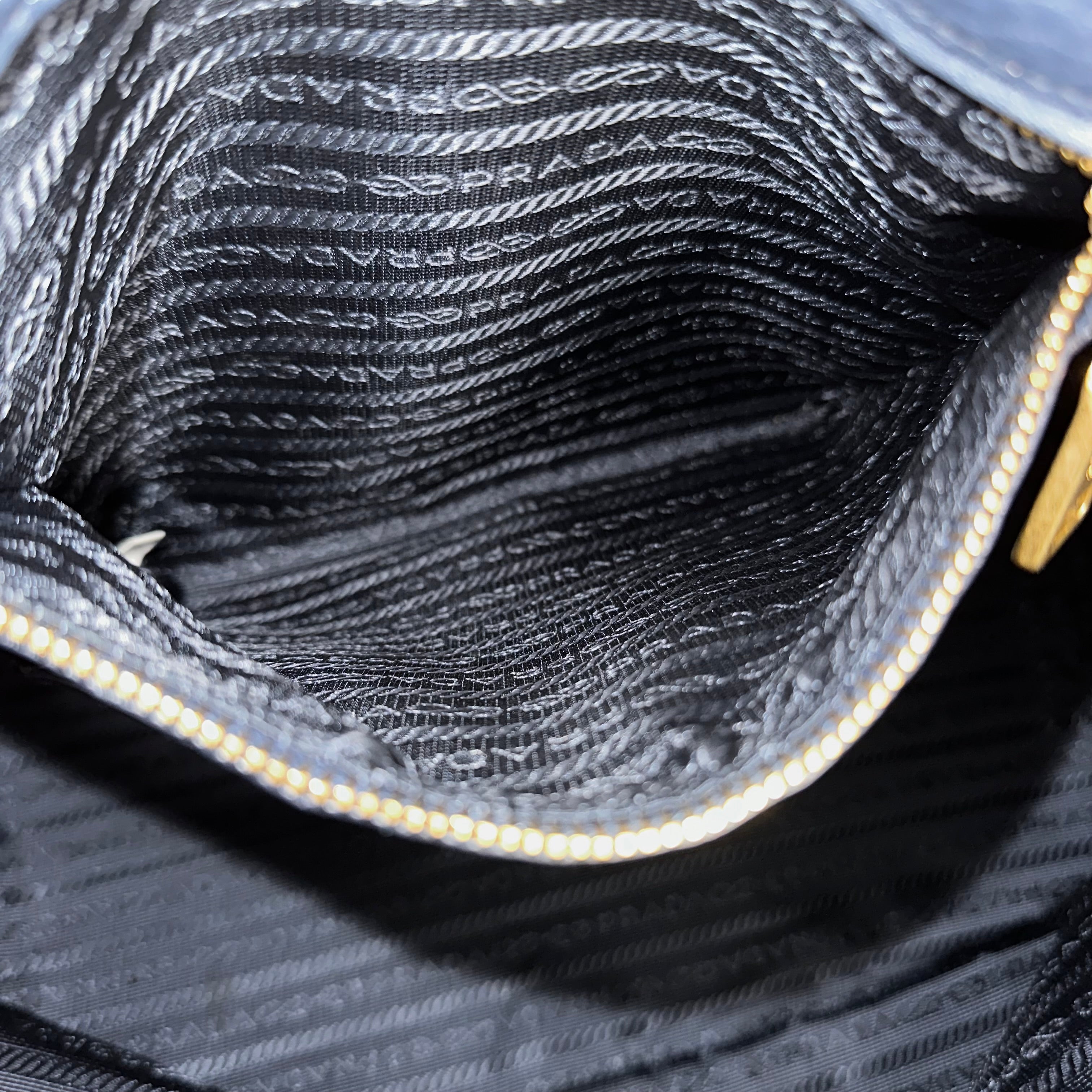 Dark Blue Vitello Handbag