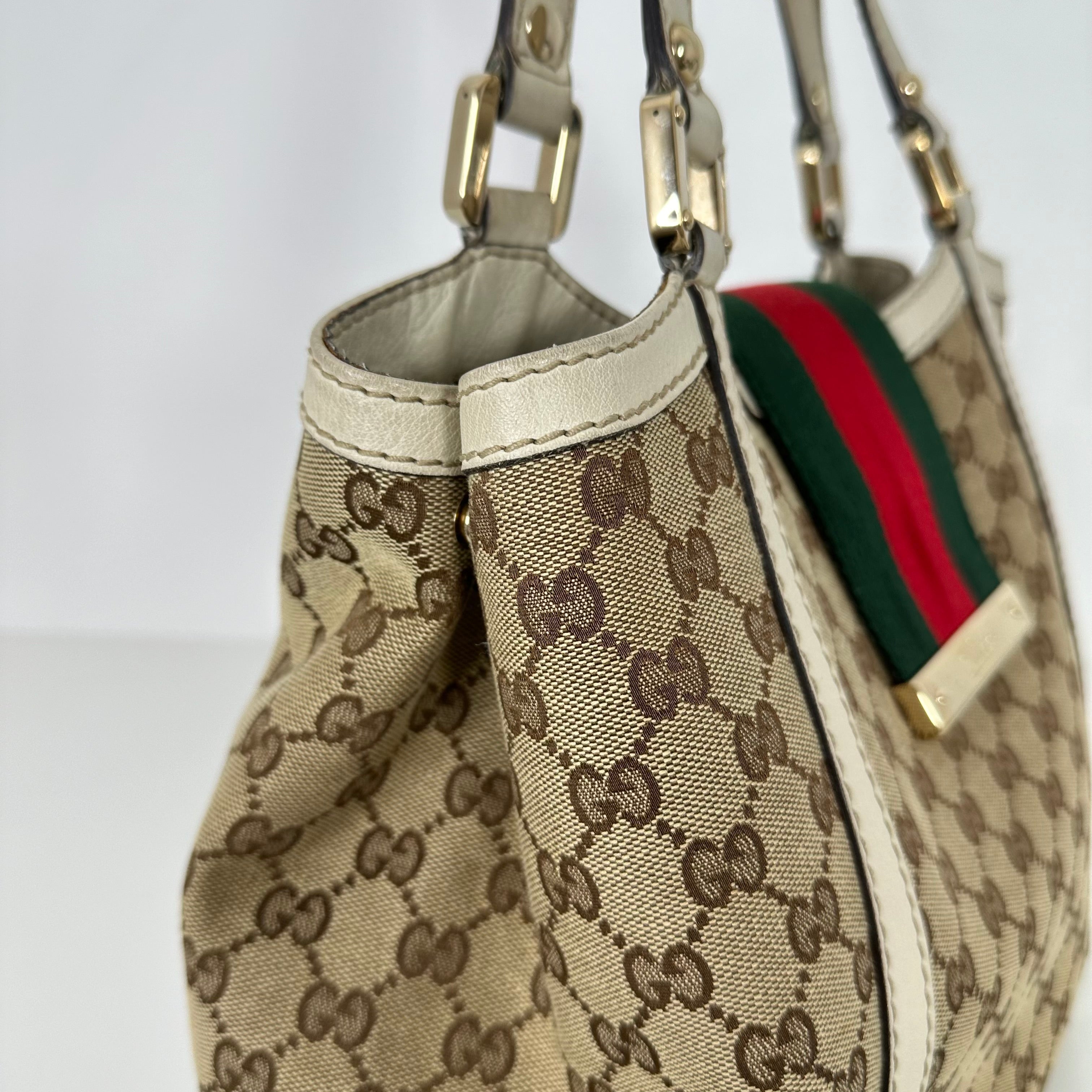 GG Canvas Sherry Tote