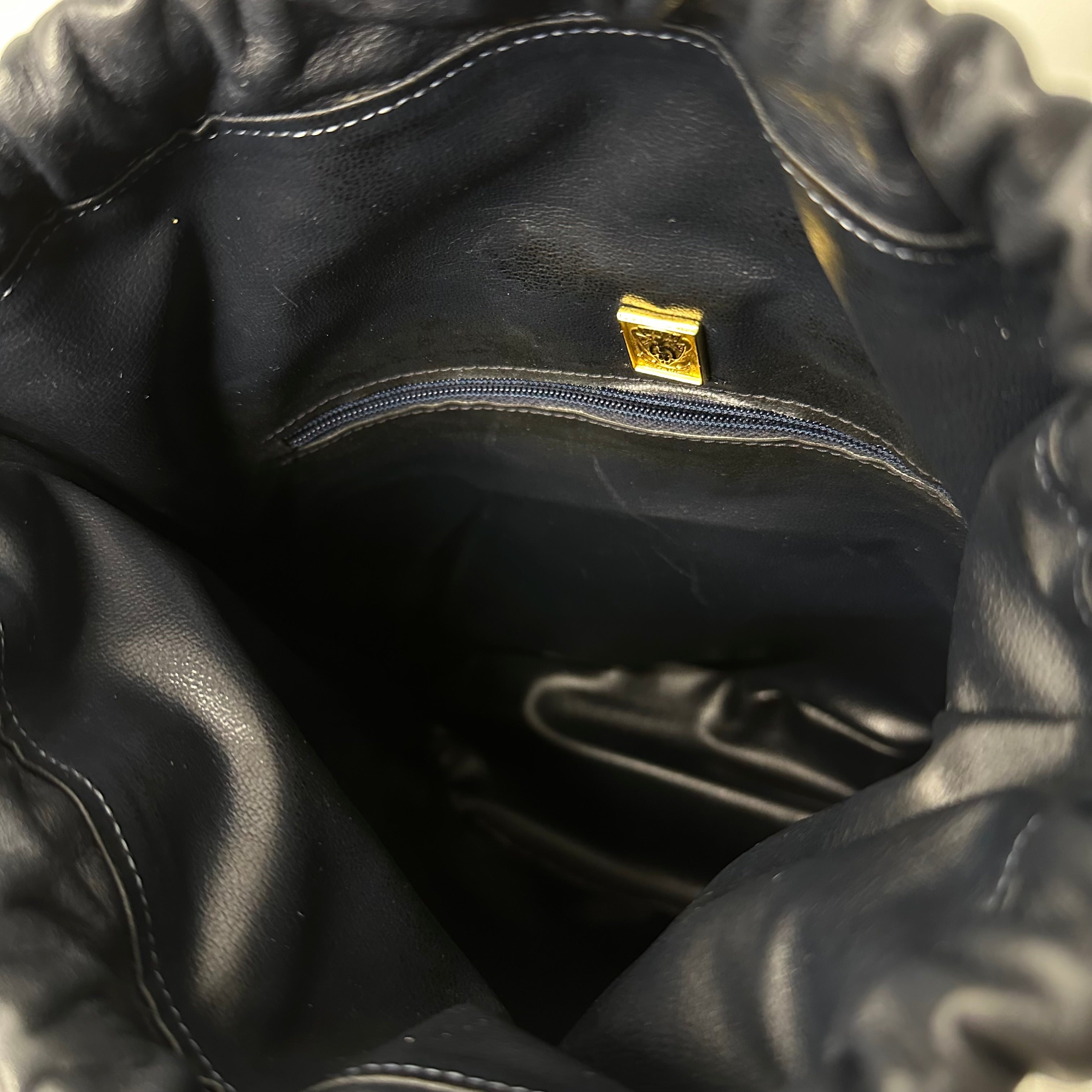 Navy Bucket Bag