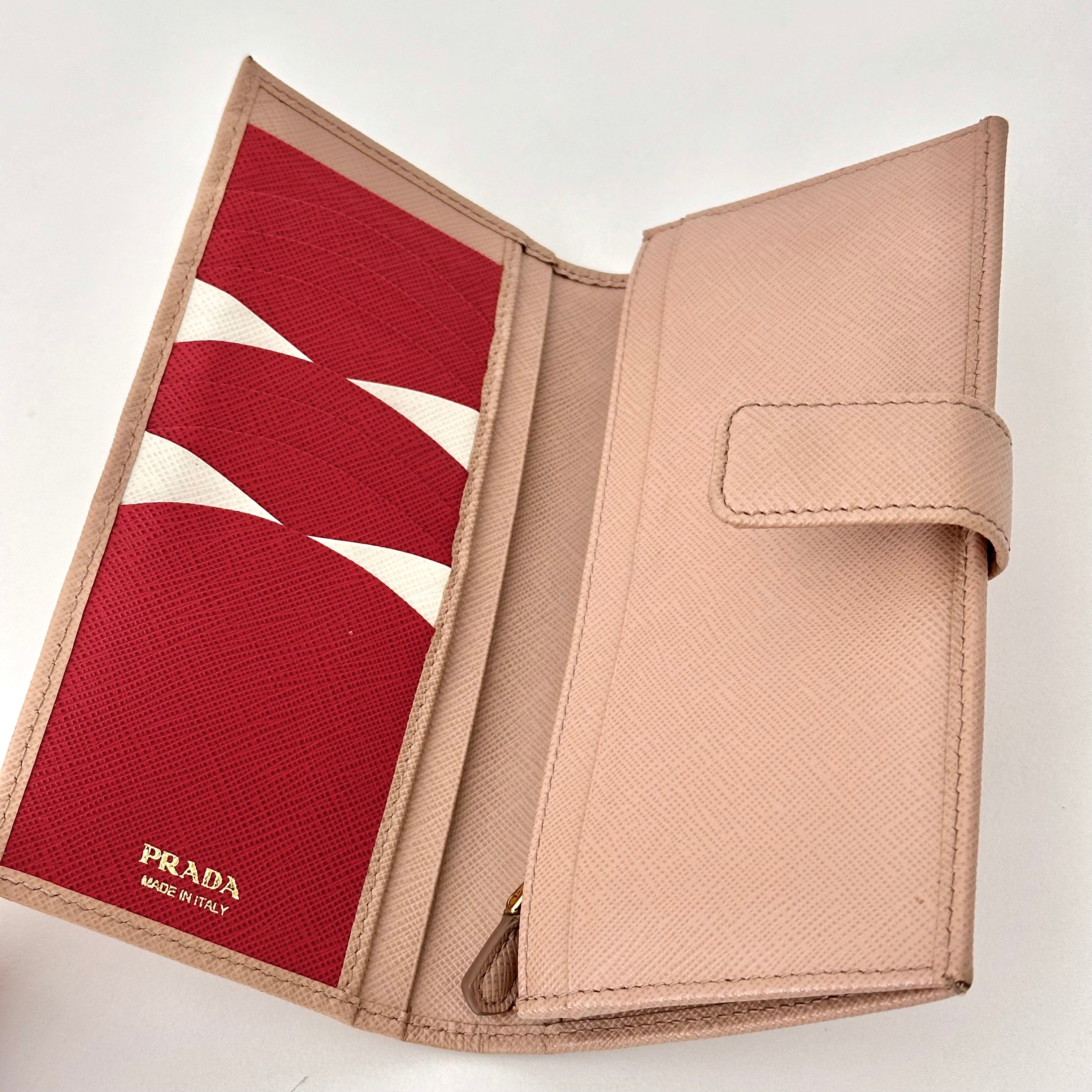 Saffiano Long Wallet