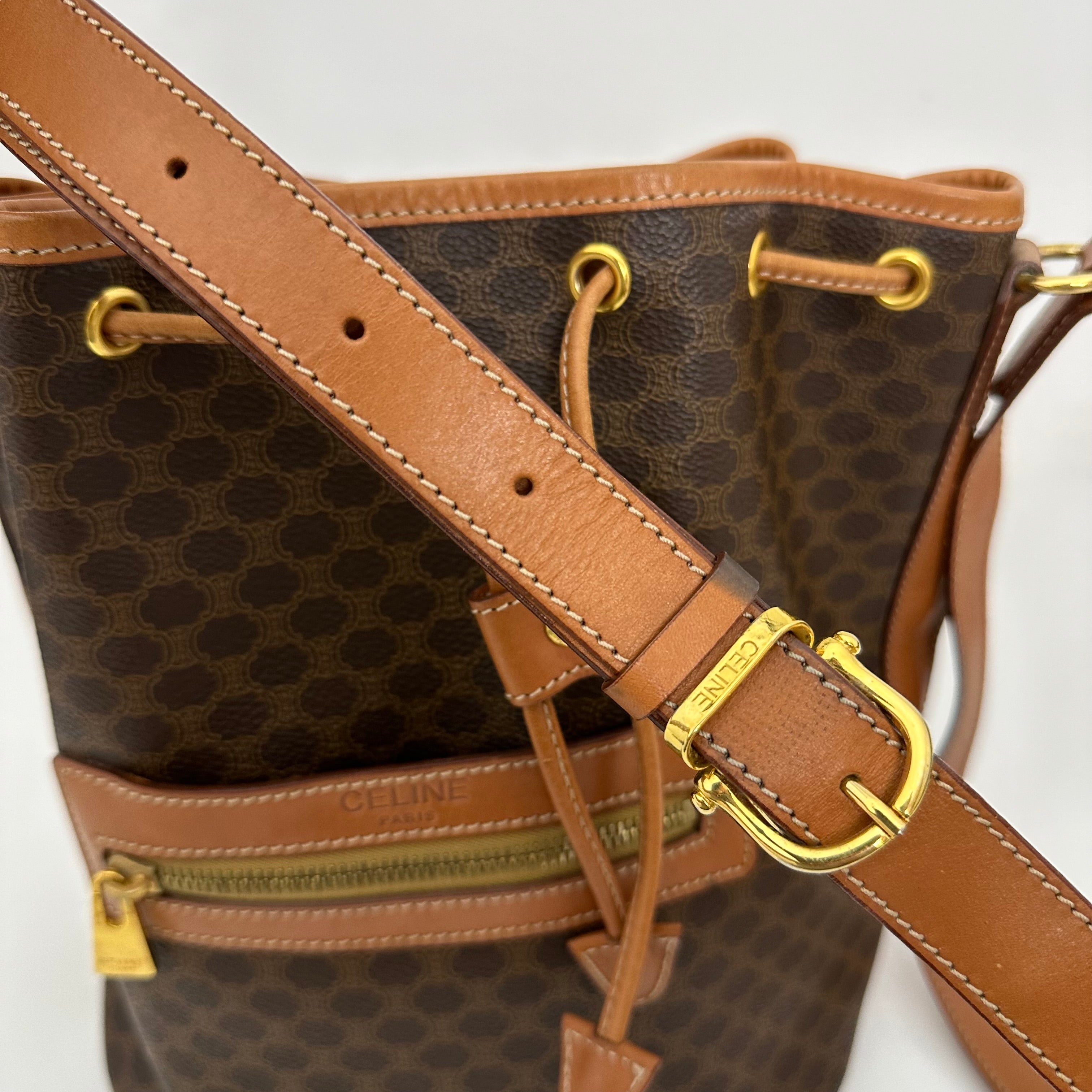 Vintage Macadam Bucket Bag