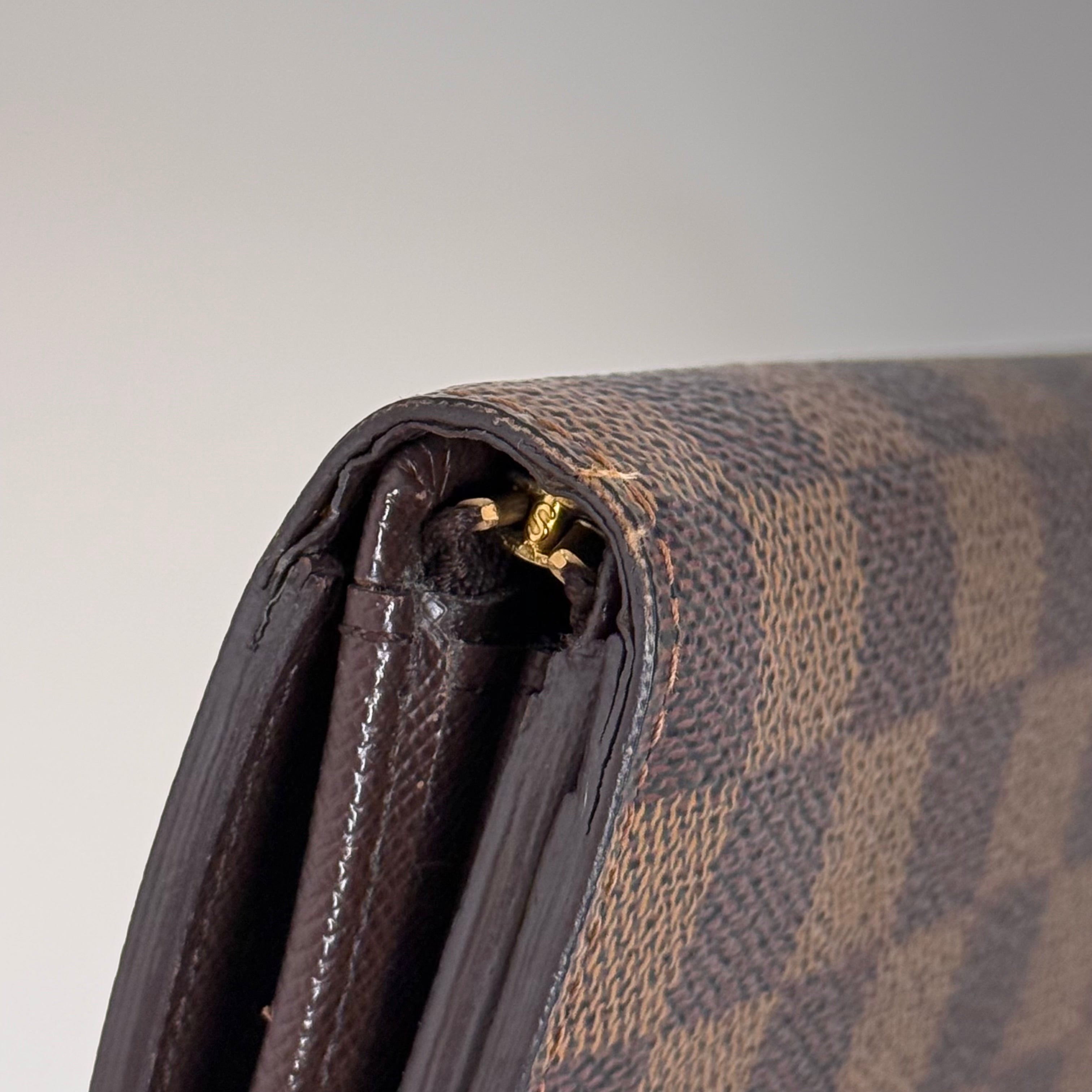 Damier Ebene Compact Wallet