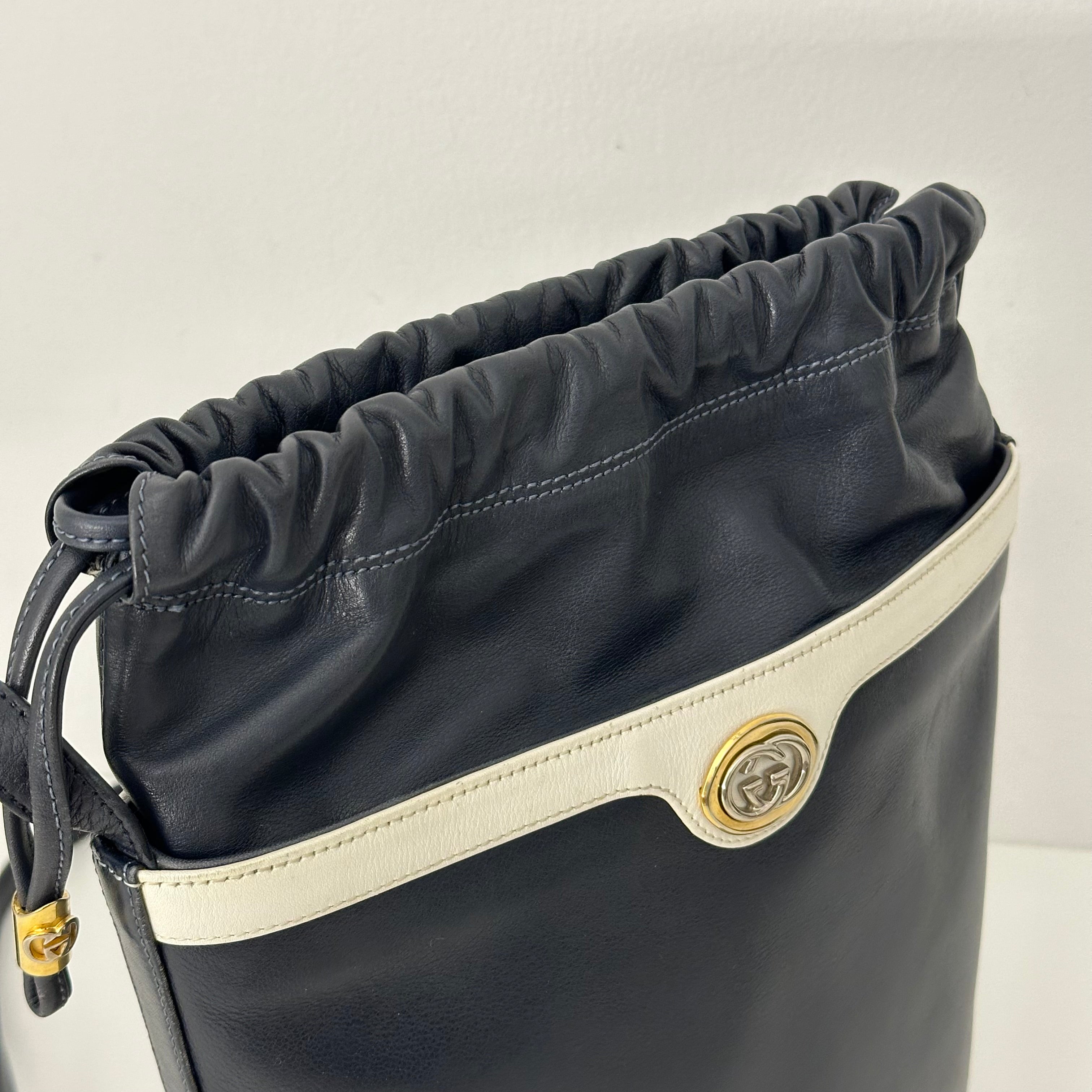 Navy Bucket Bag