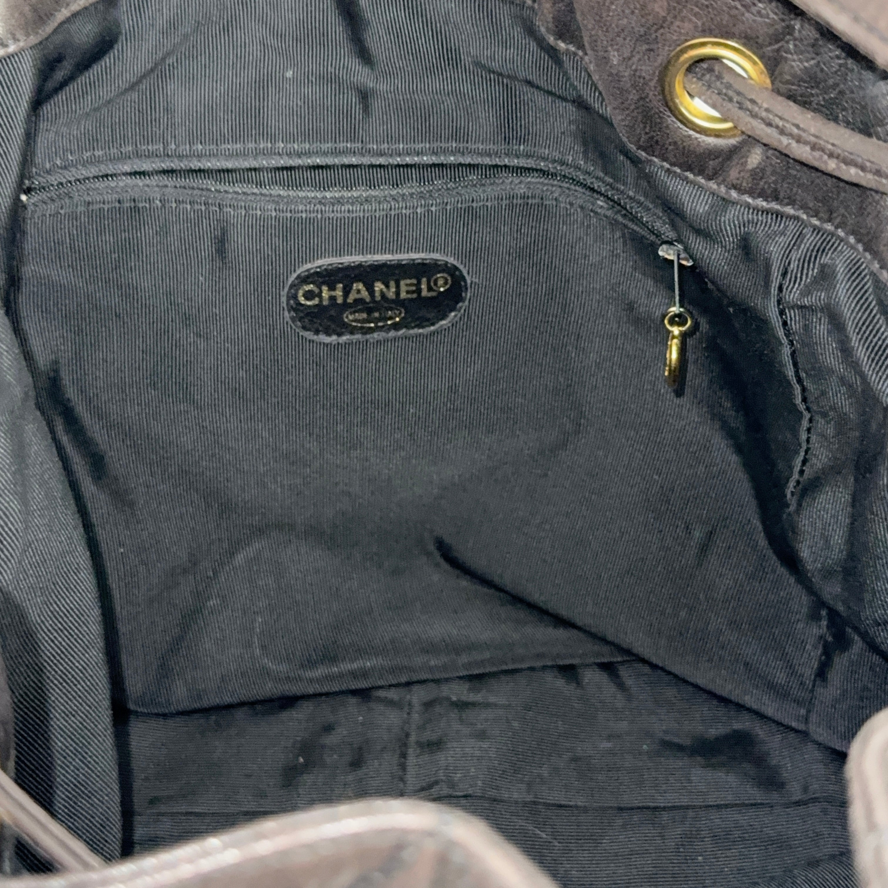 CC Brown Bucket Bag