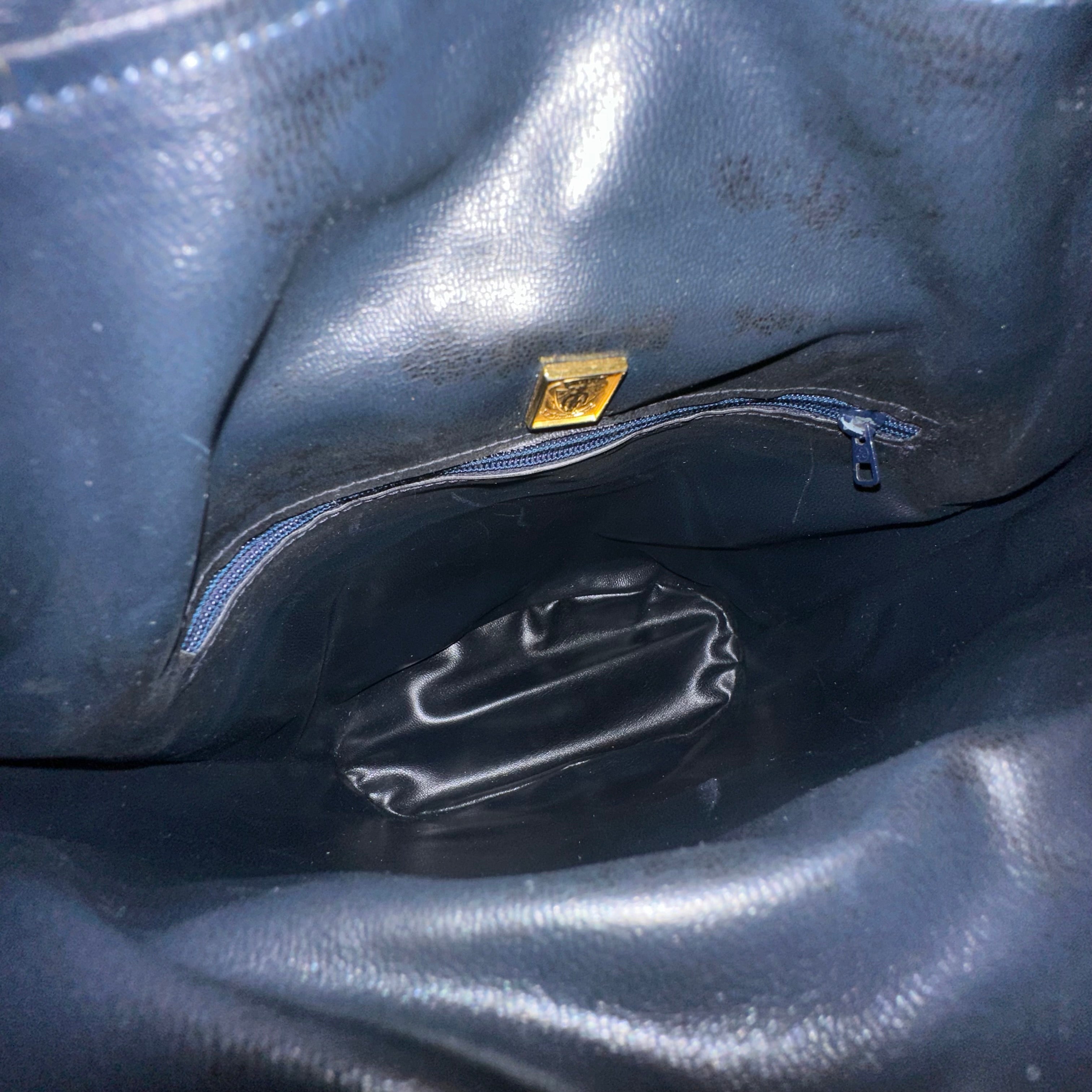 Navy Bucket Bag