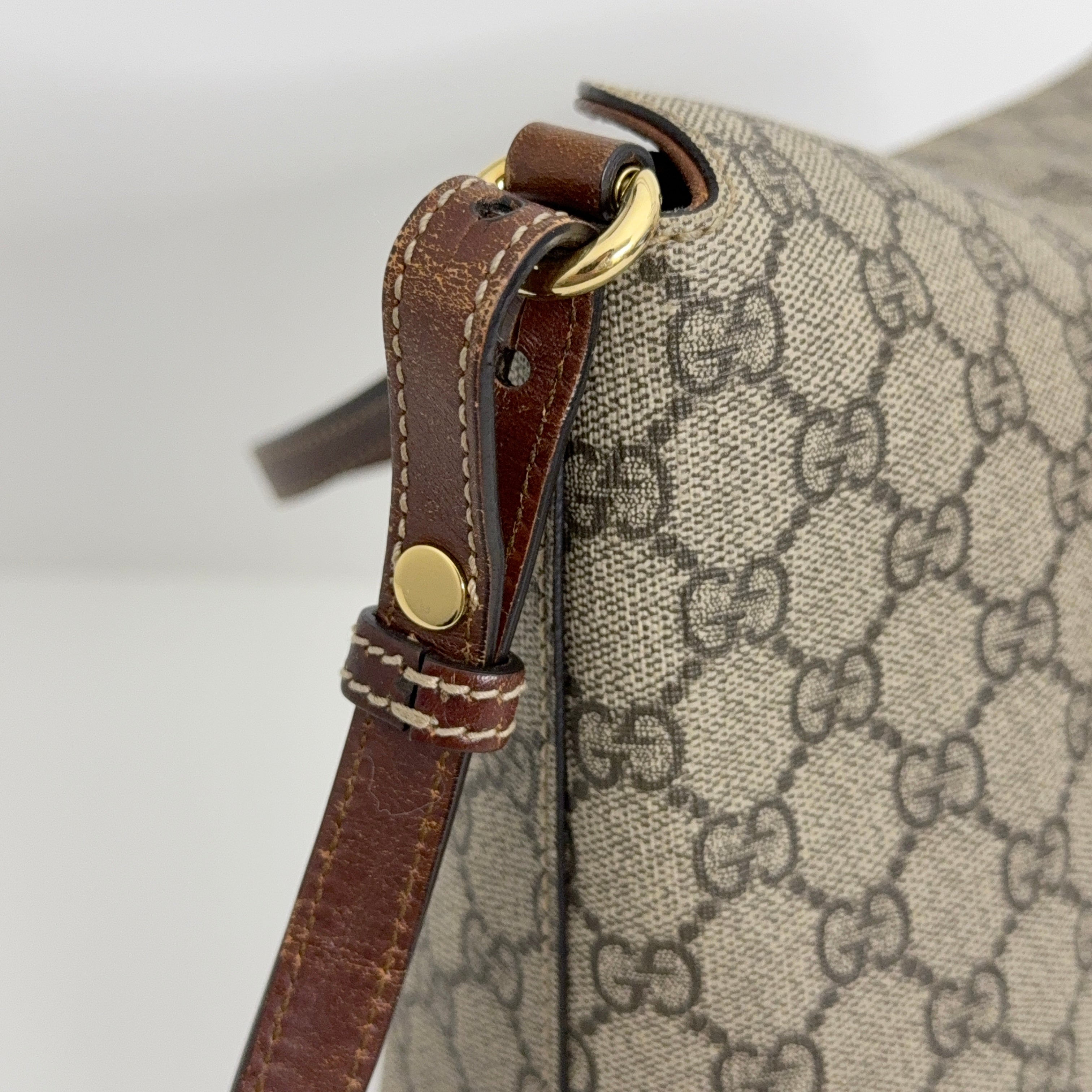GG Supreme Linea A Foldover Tote