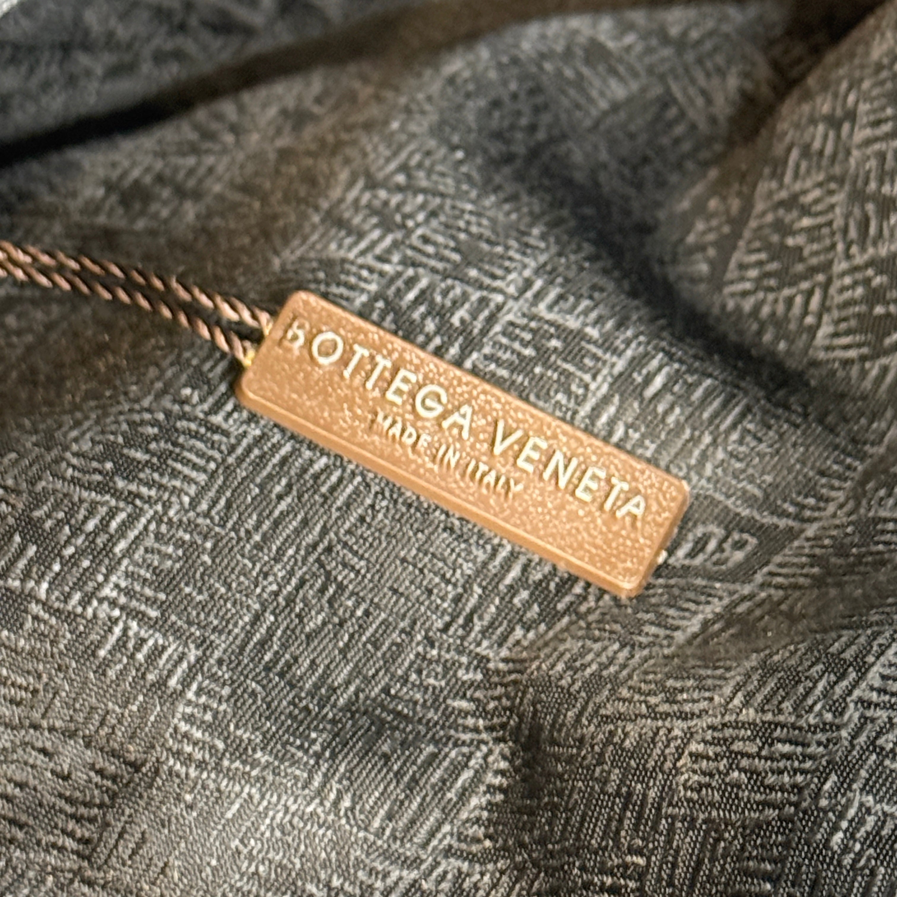 Navy Intrecciato Shoulder Bag
