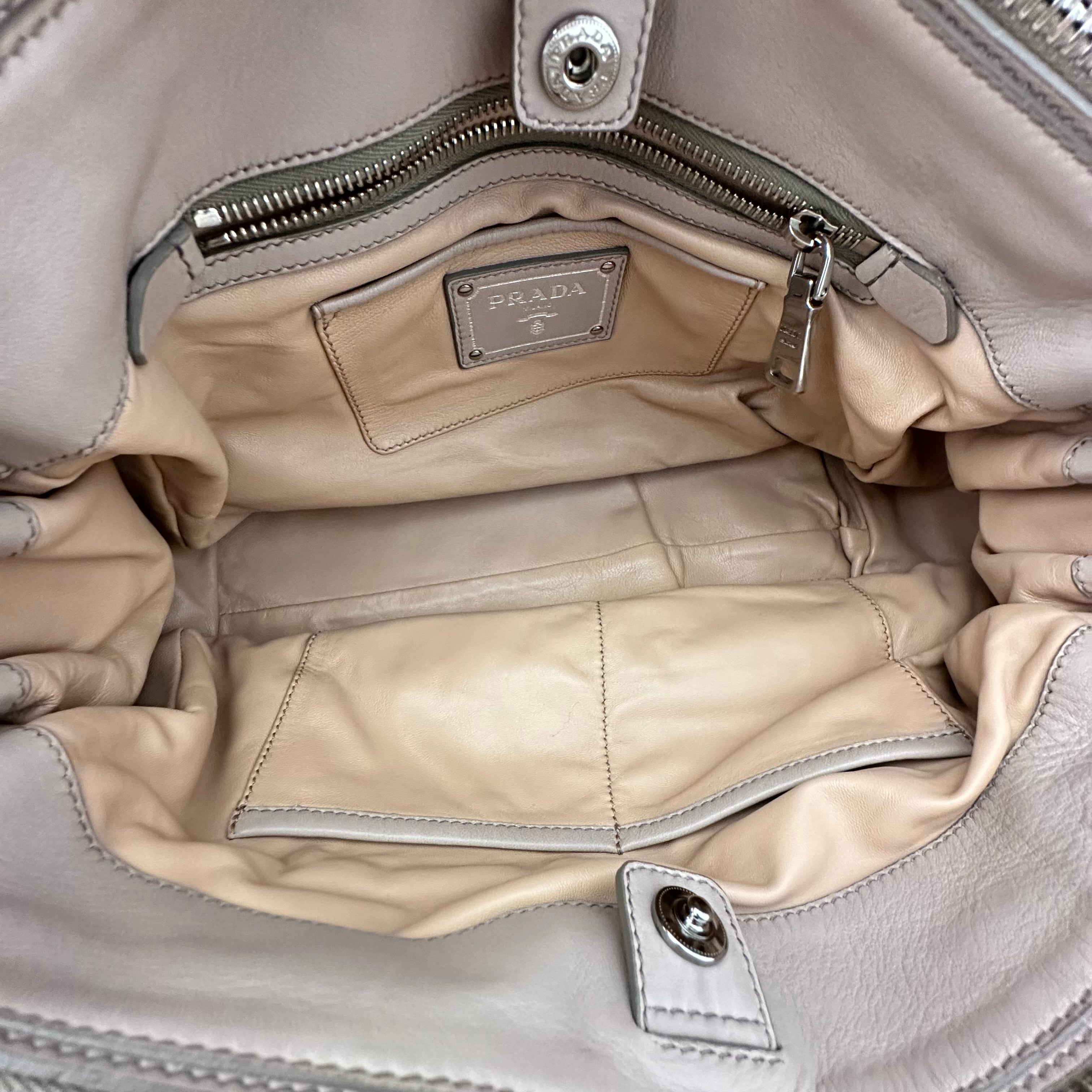 Nappa Gaufre Leather Bag