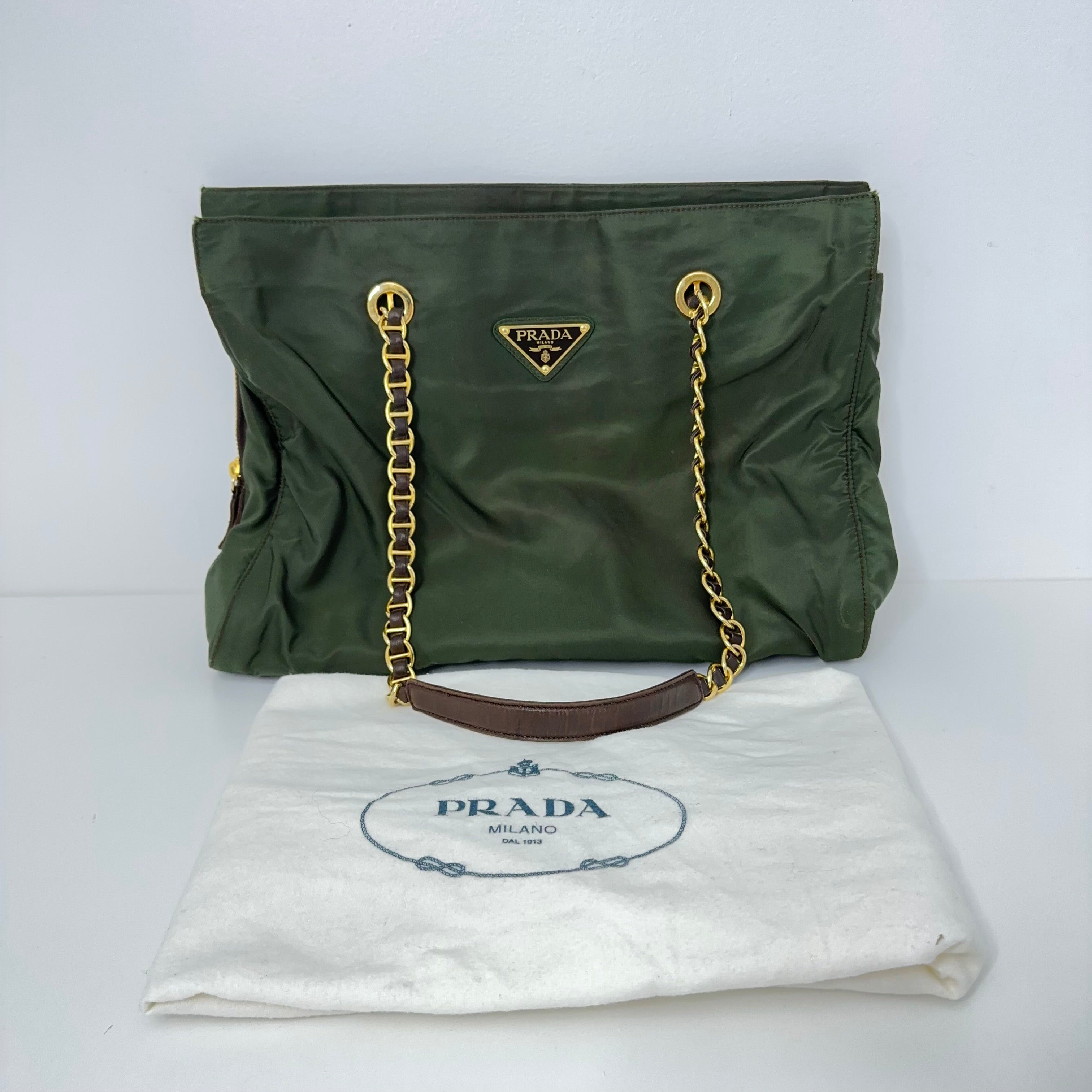 Nylon Chain Tote