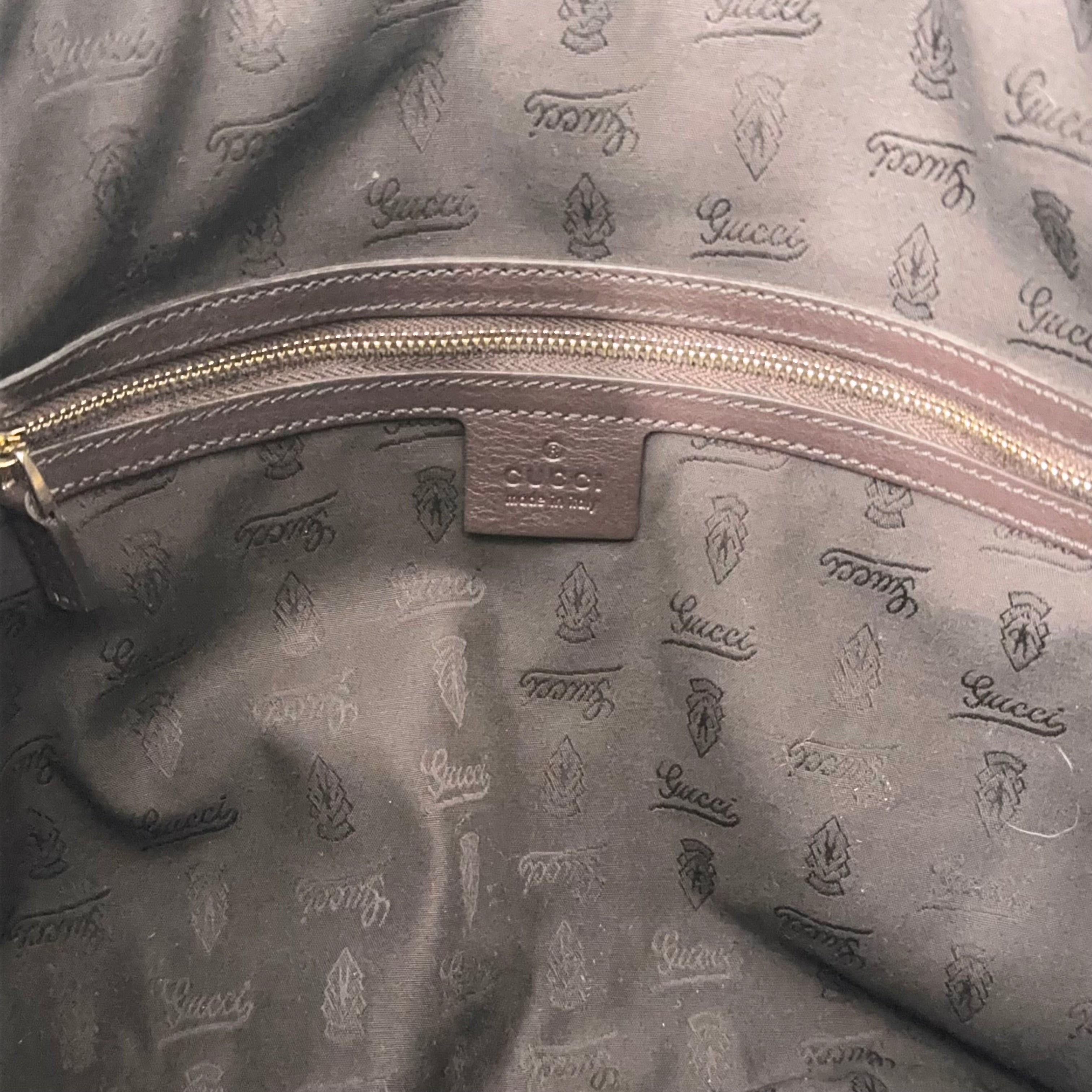 Brown Guccissima Shoulder Bag
