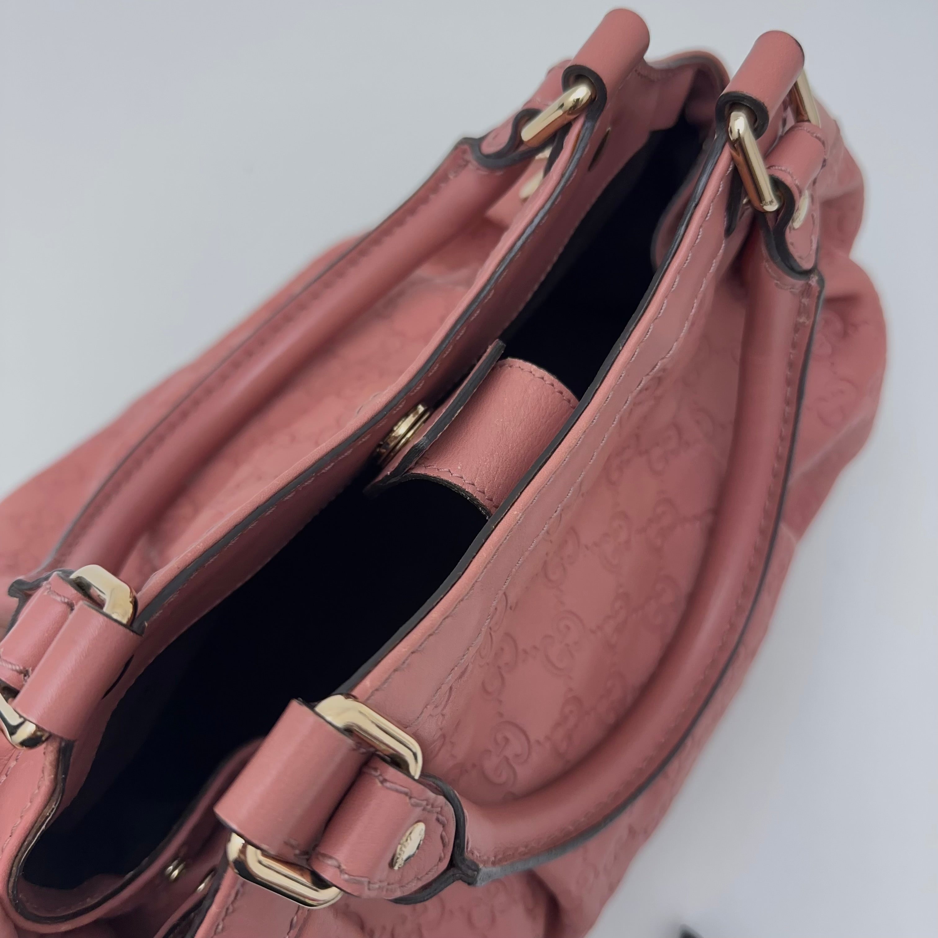Pink Guccissima Handbag