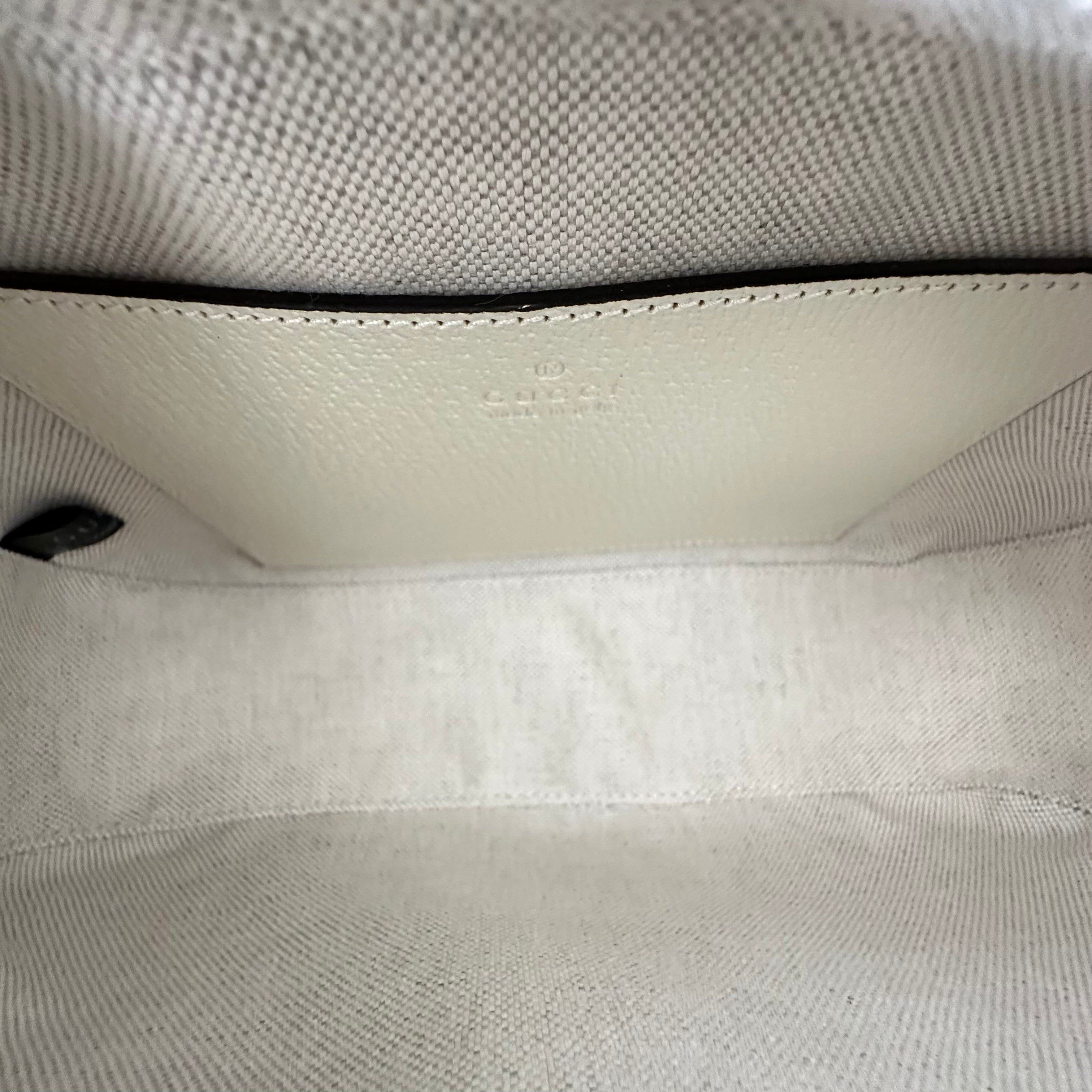 White GG Supreme Crossbody