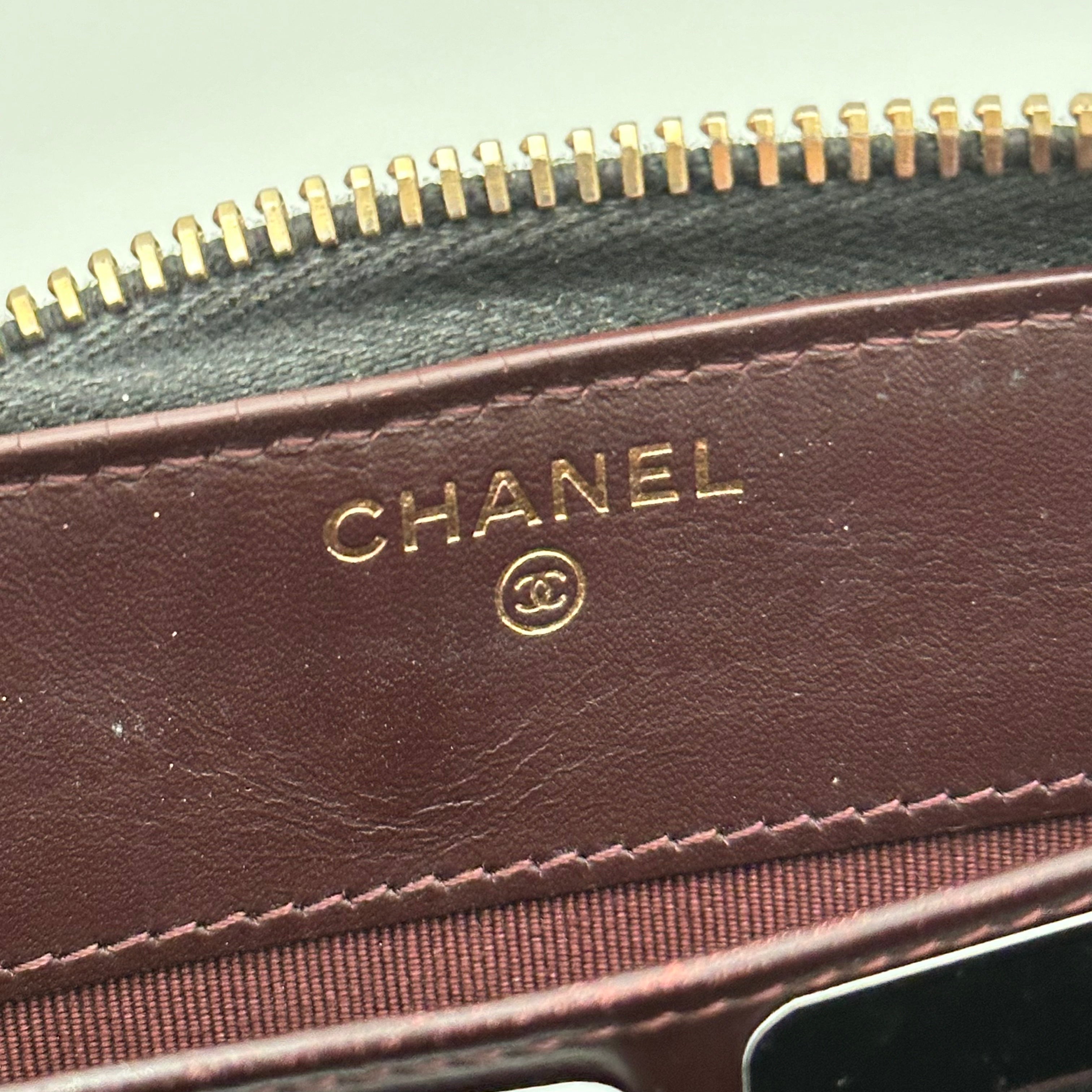 Large Caviar Zippy Wallet
