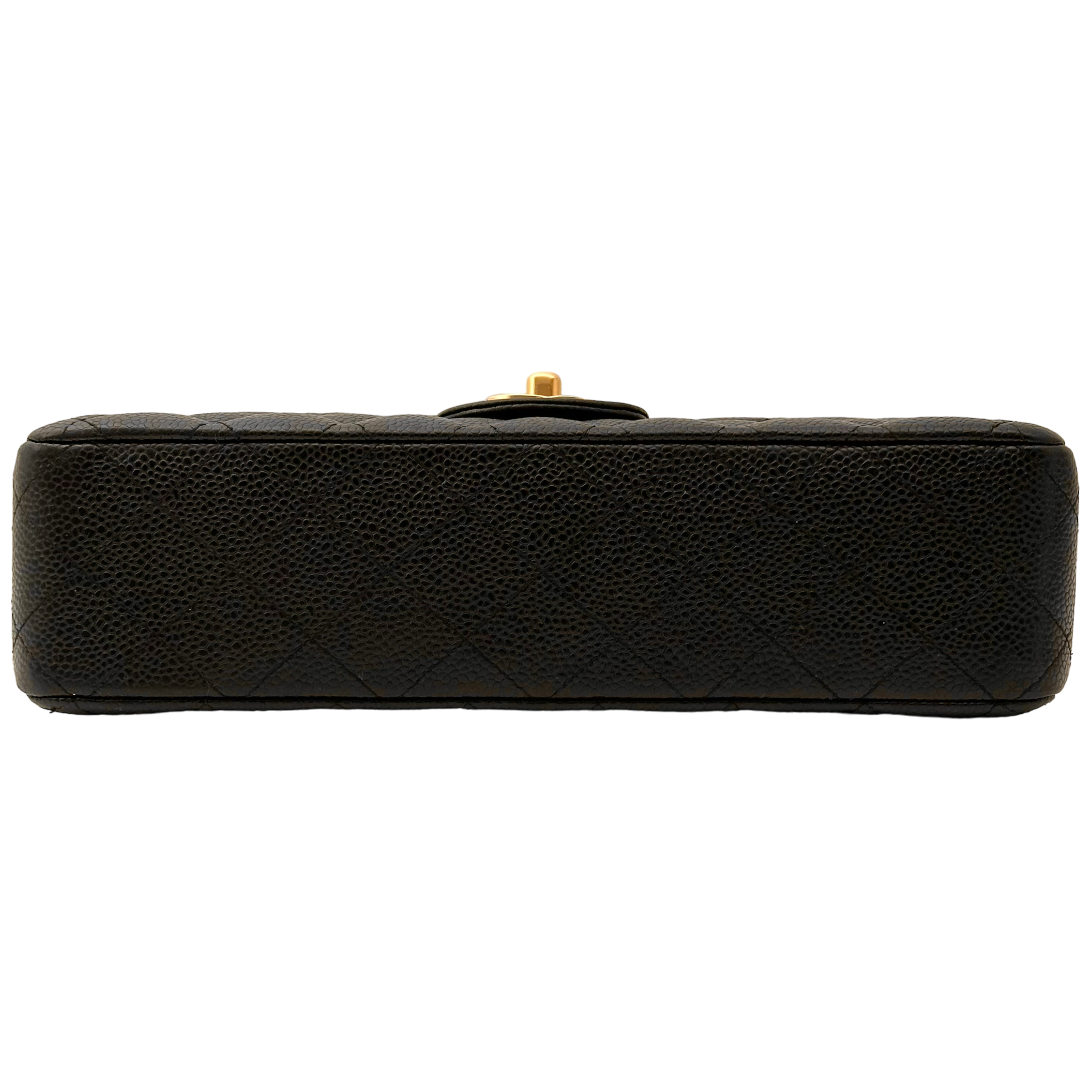 Black Caviar Medium Classic Double Flap
