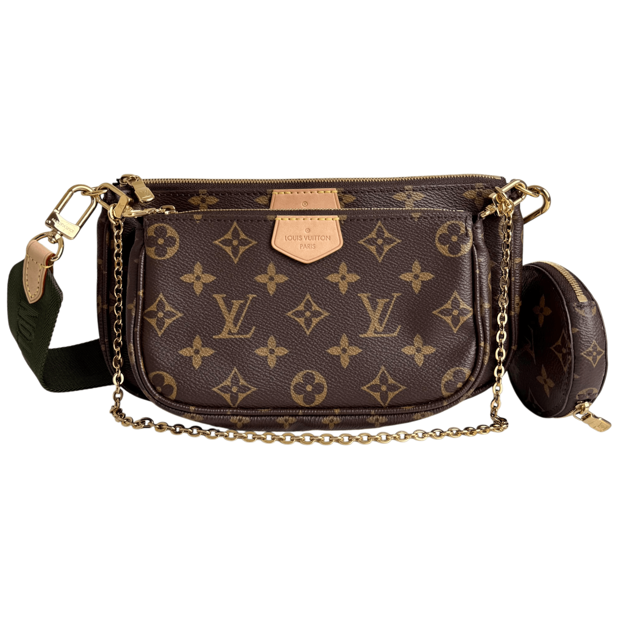 Khaki Multi Pochette