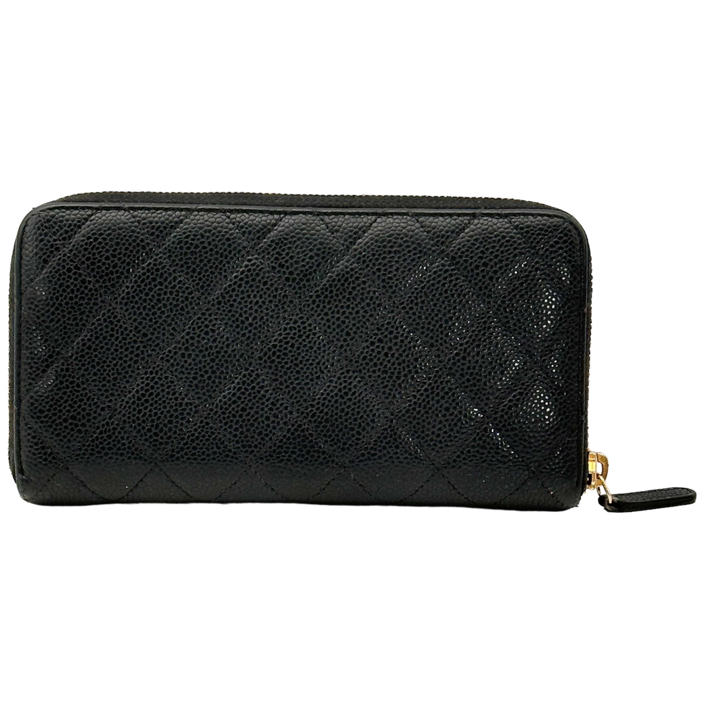 Large Caviar Zippy Wallet