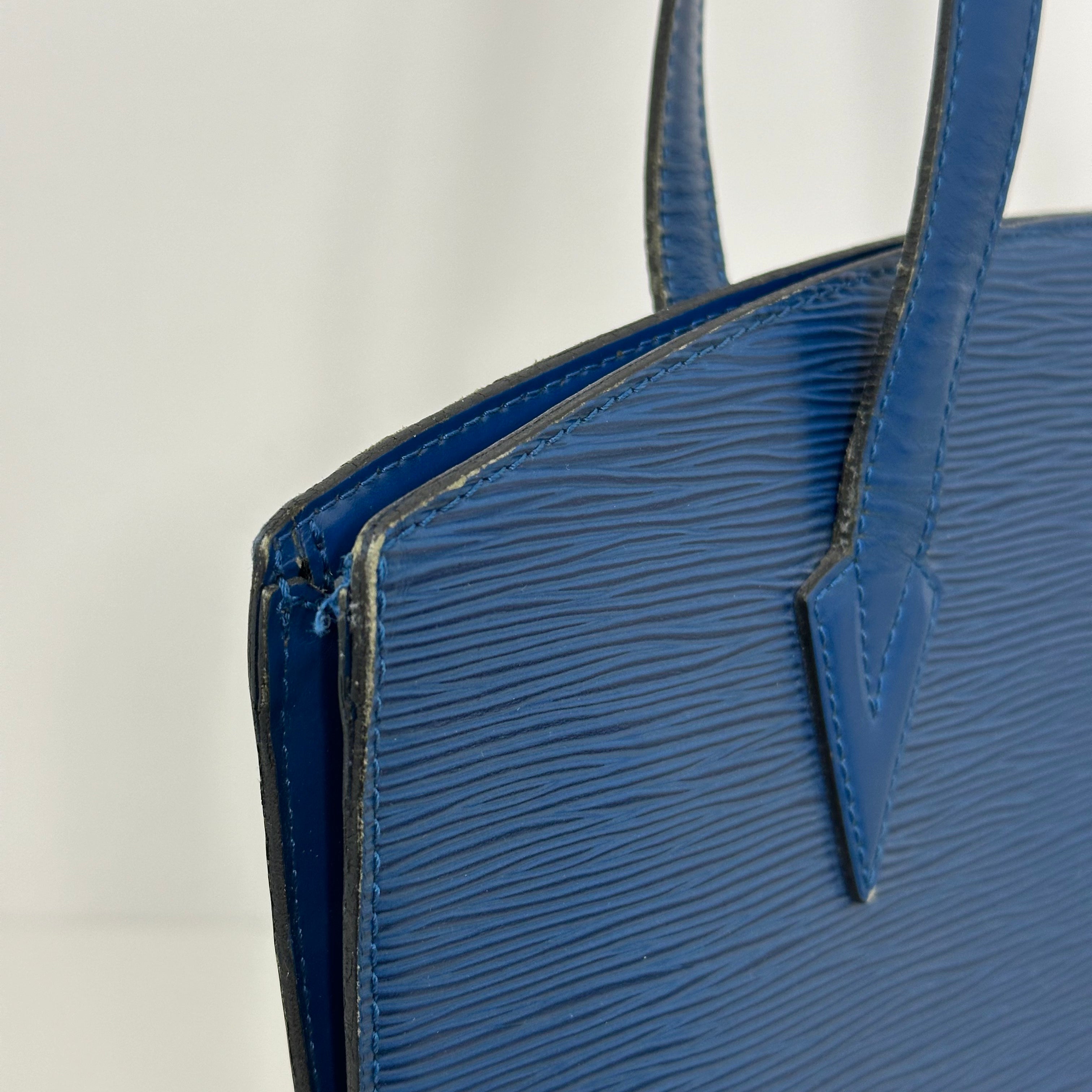 Toledo Blue Epi Saint Jacques Bag