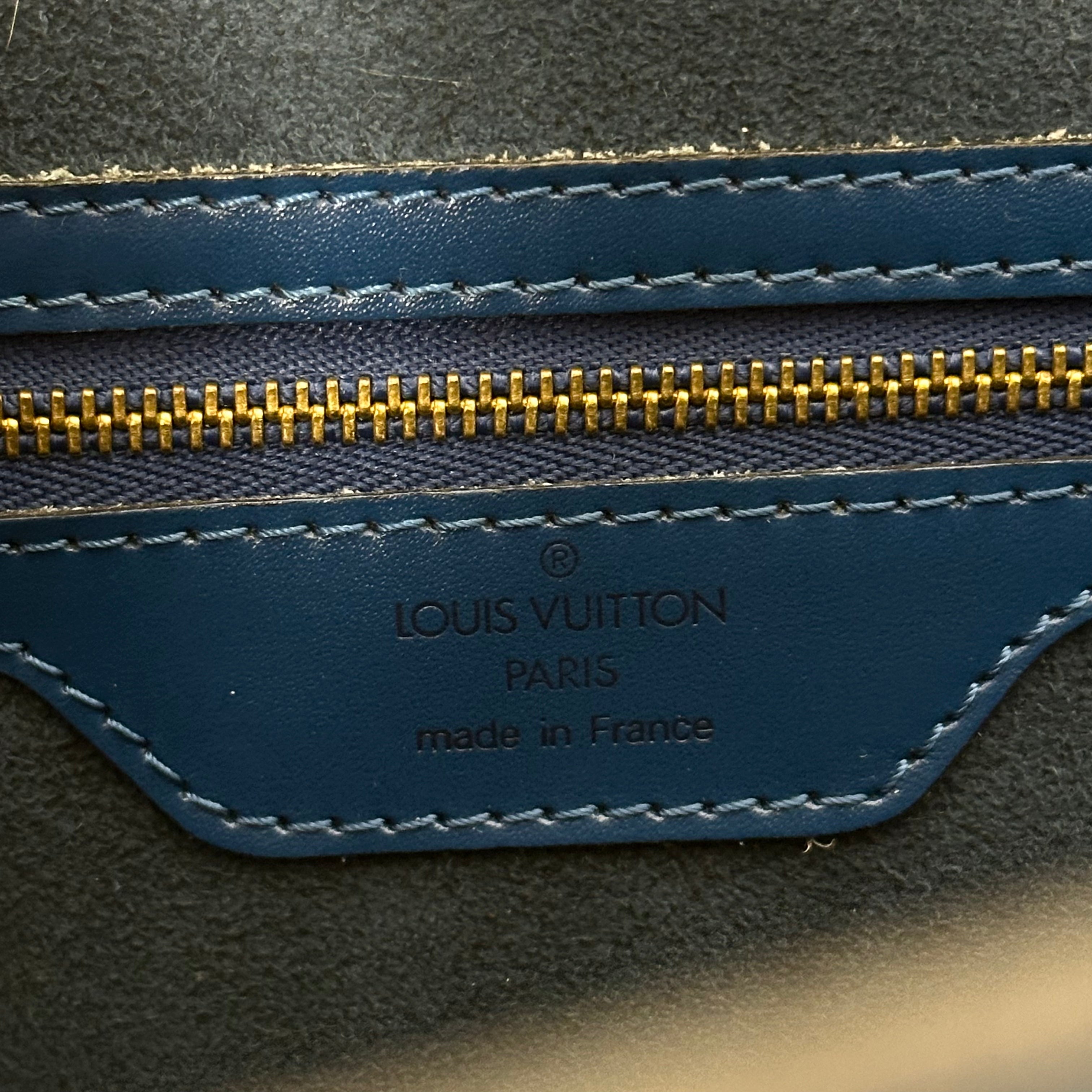 Toledo Blue Epi Saint Jacques Bag