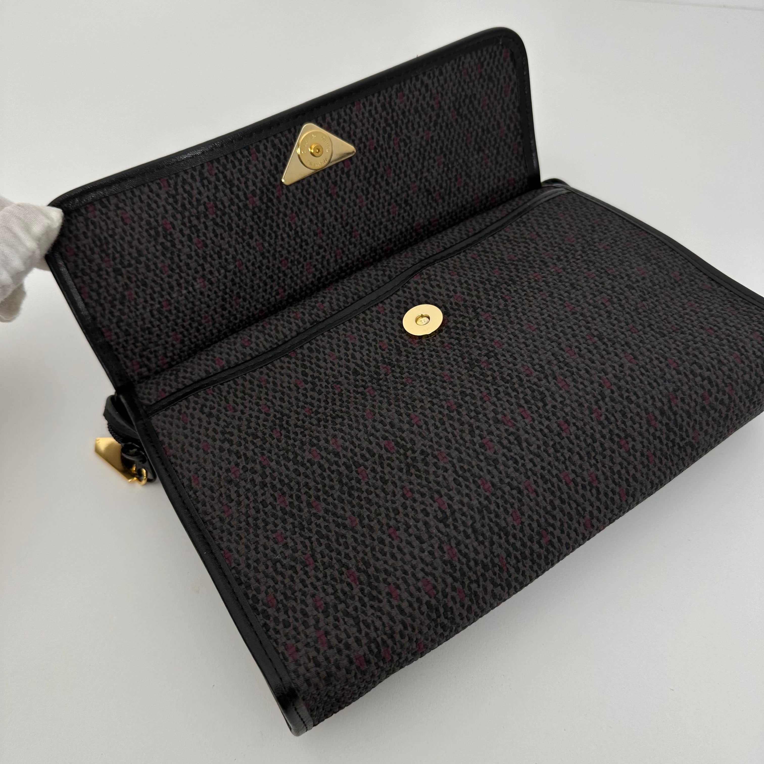 Gold Flap Clutch