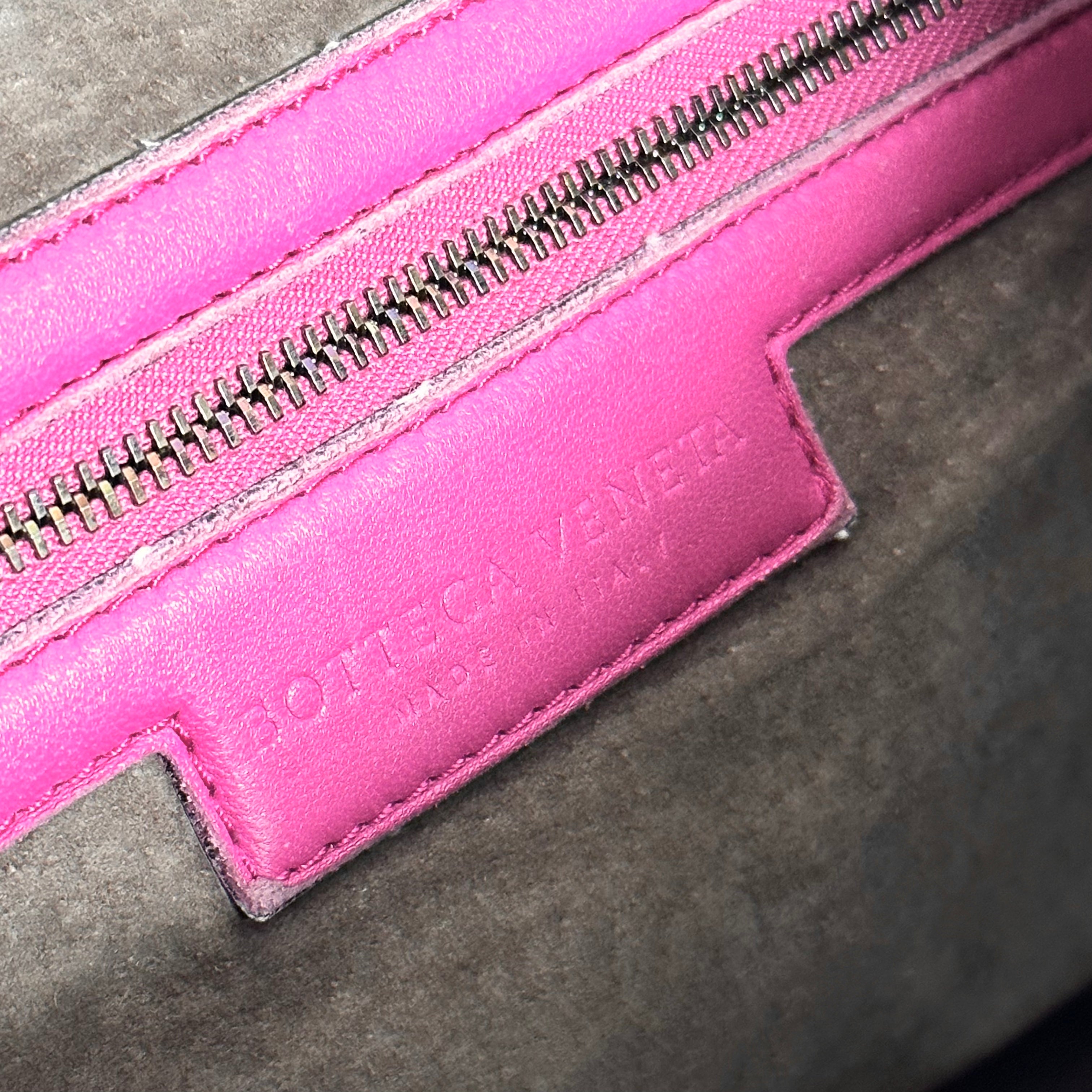 Pink Intrecciato Hobo