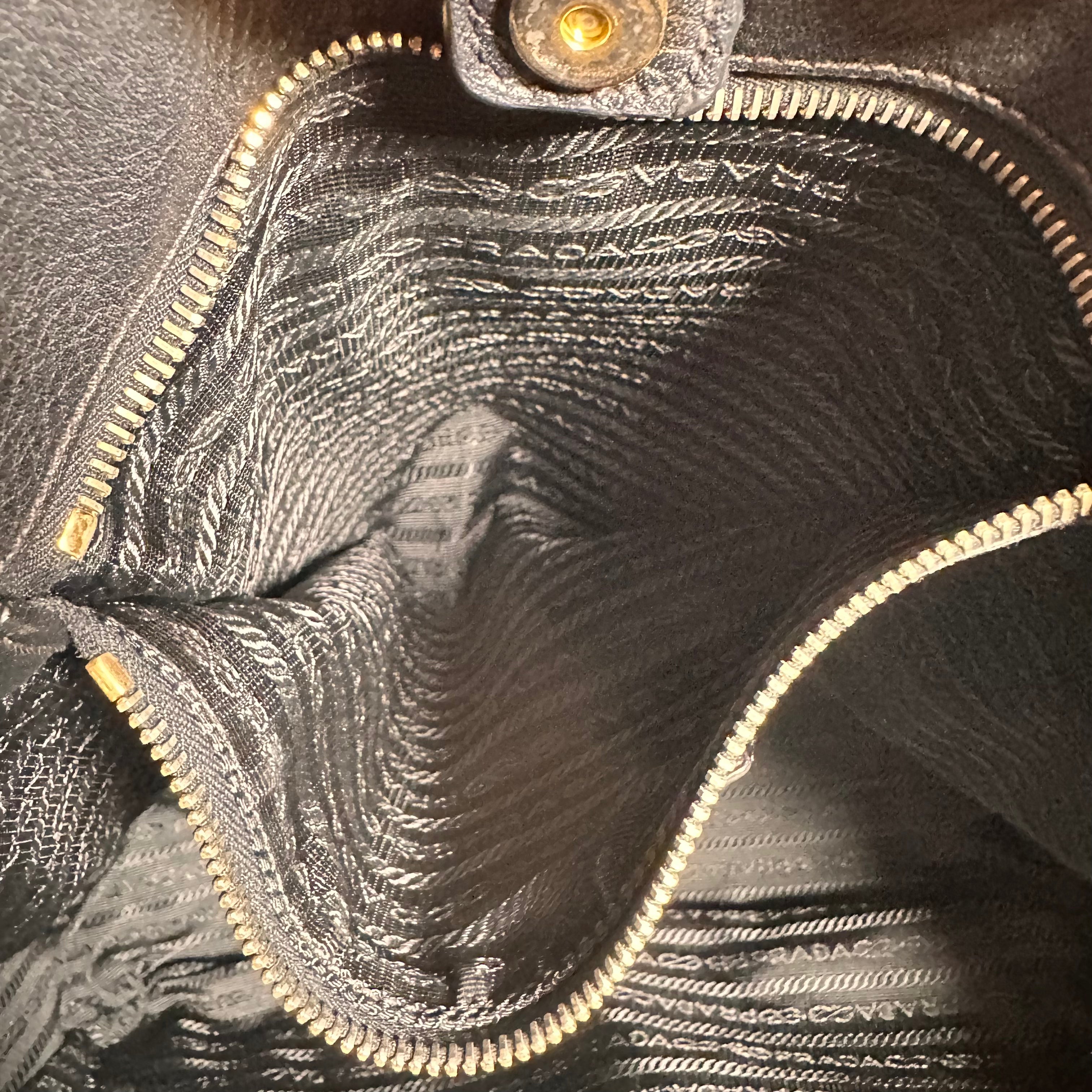 Dark Charcoal Vitello Daino Hobo Tote