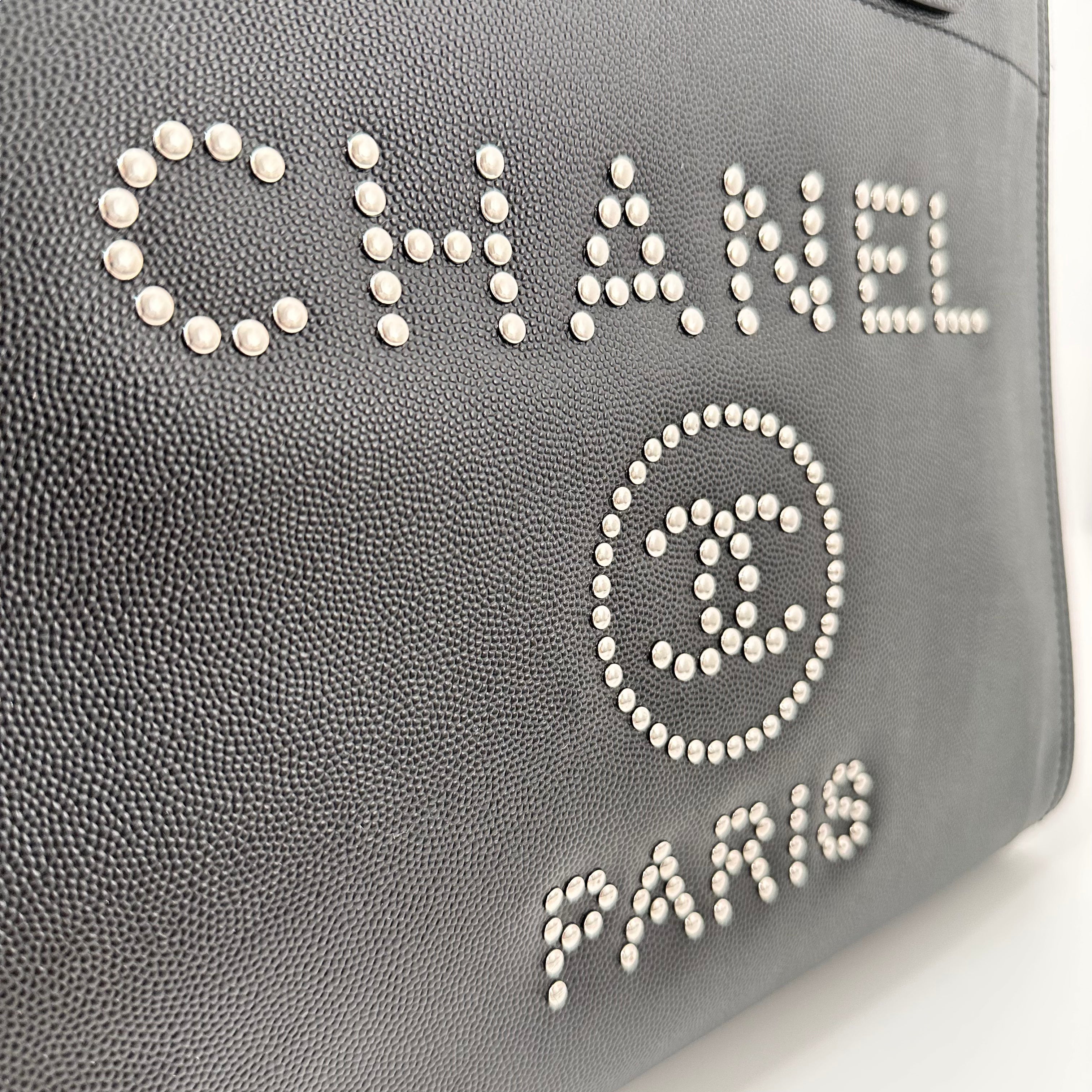 Medium Studded Deauville Shopping Bag