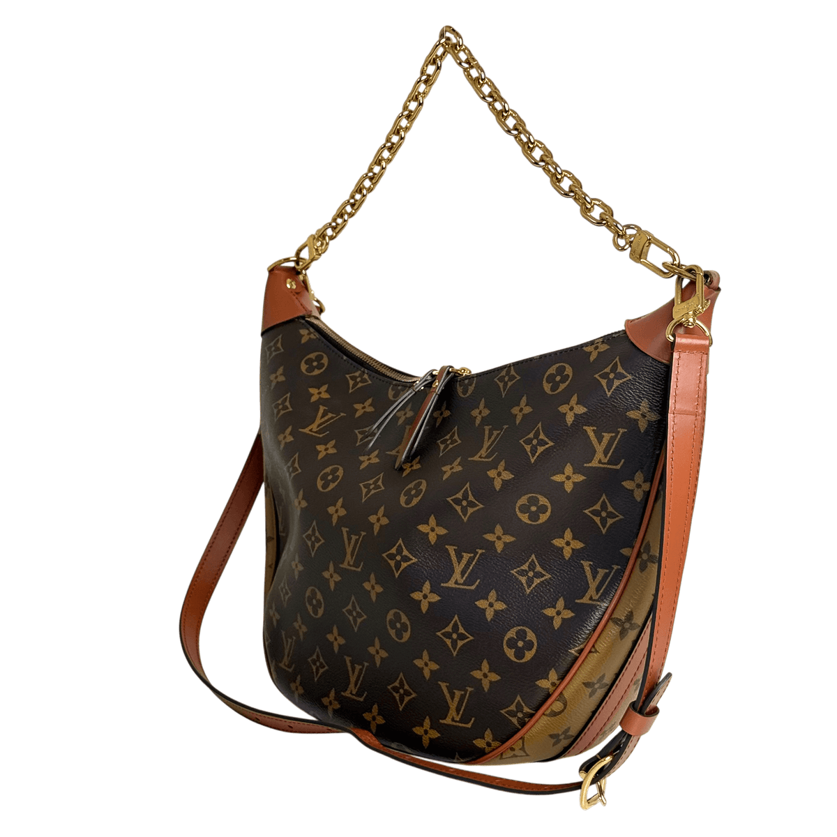 Reverse Monogram Loop Hobo