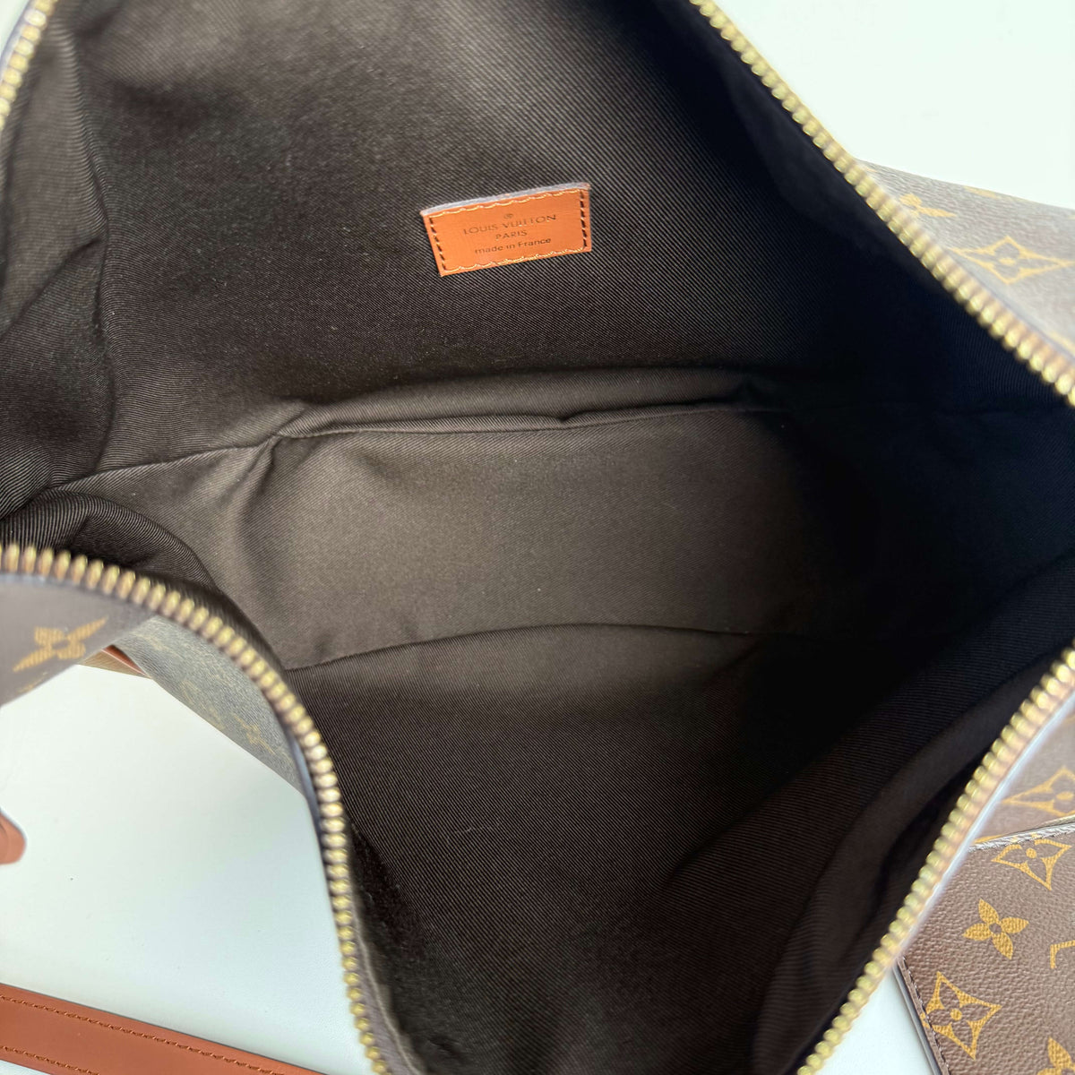 Reverse Monogram Loop Hobo