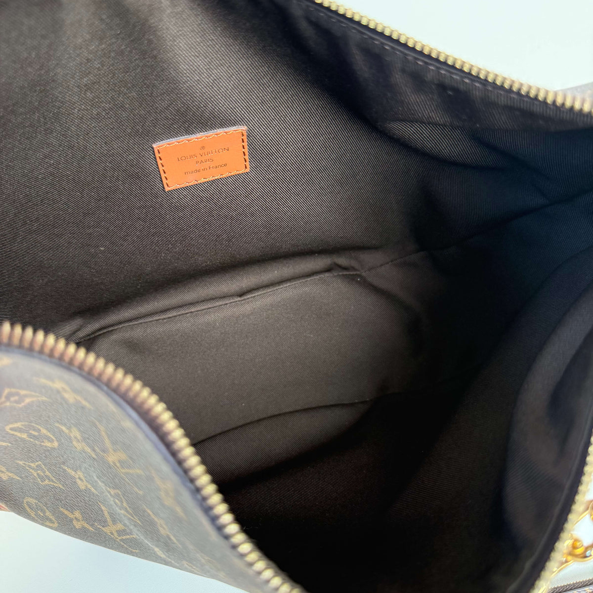 Reverse Monogram Loop Hobo