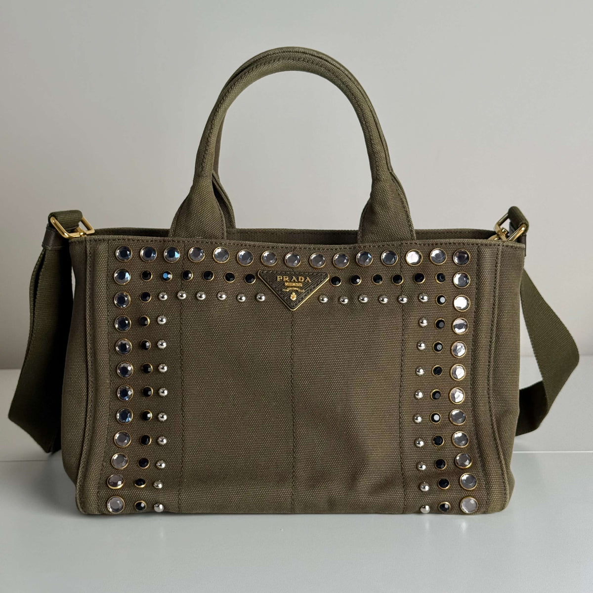 Small Canapa Rhinestones Tote
