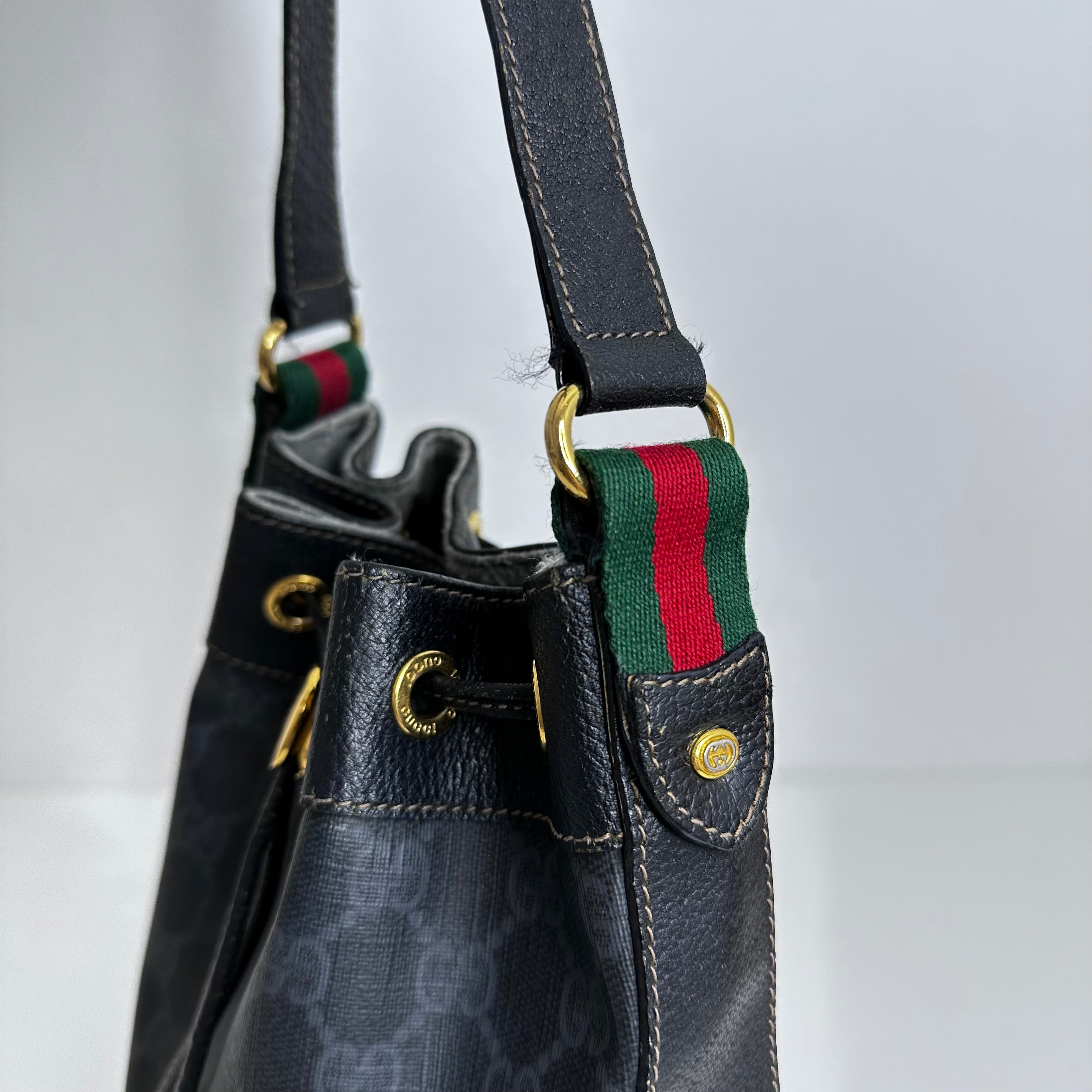 Black GG Bucket Bag