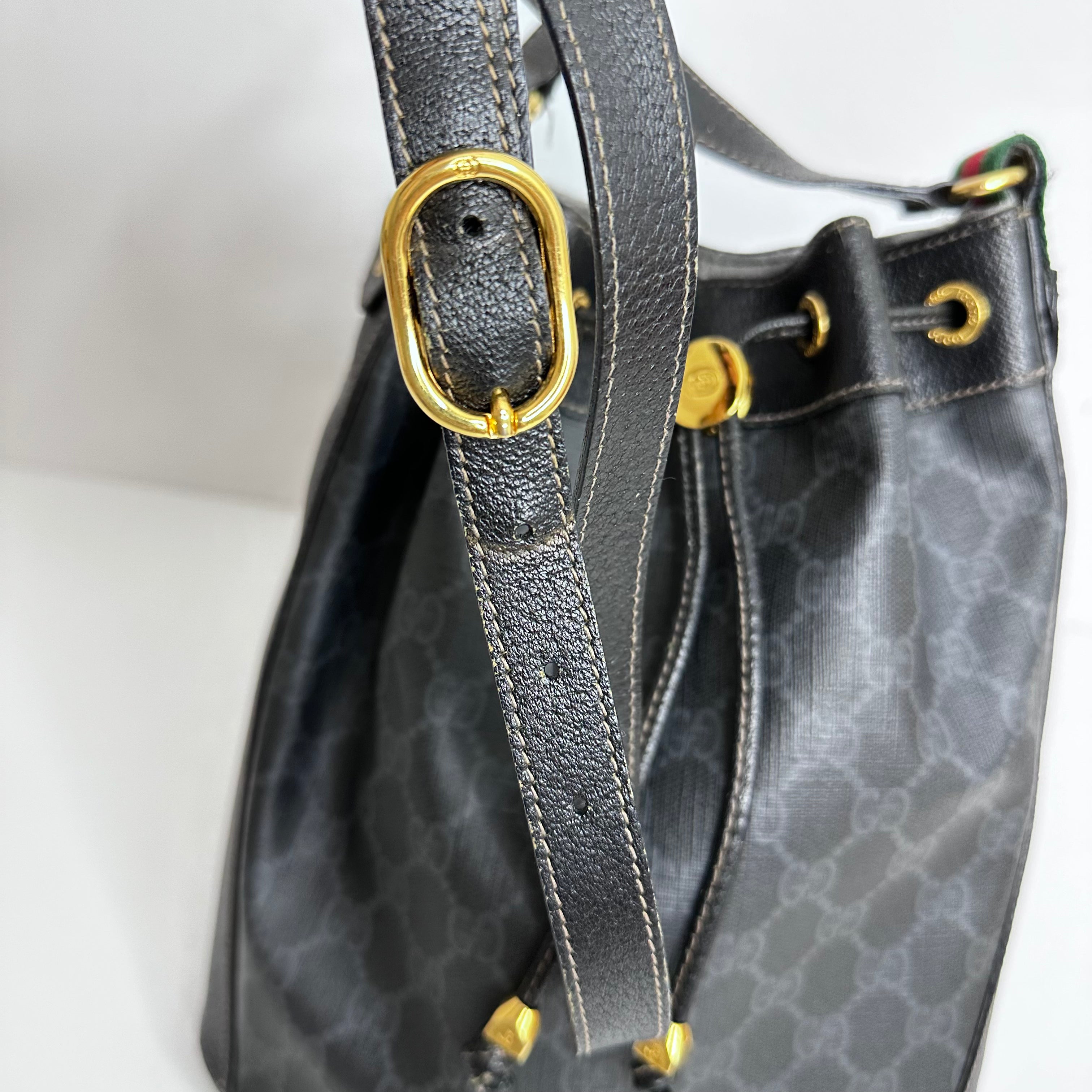 Black GG Bucket Bag