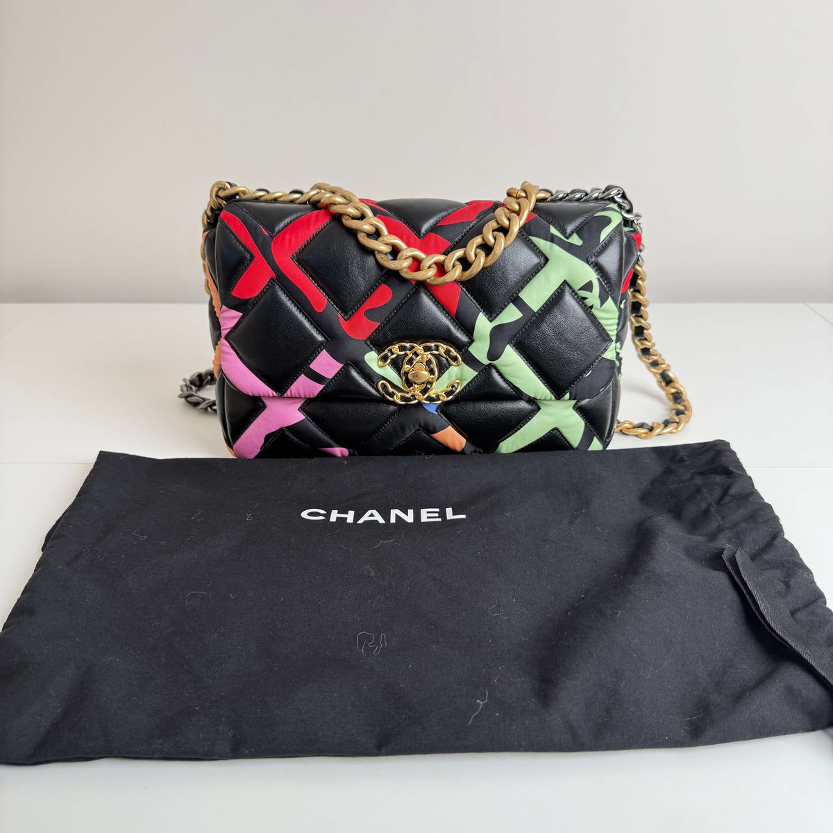 Chanel 19 Patchwork Medium