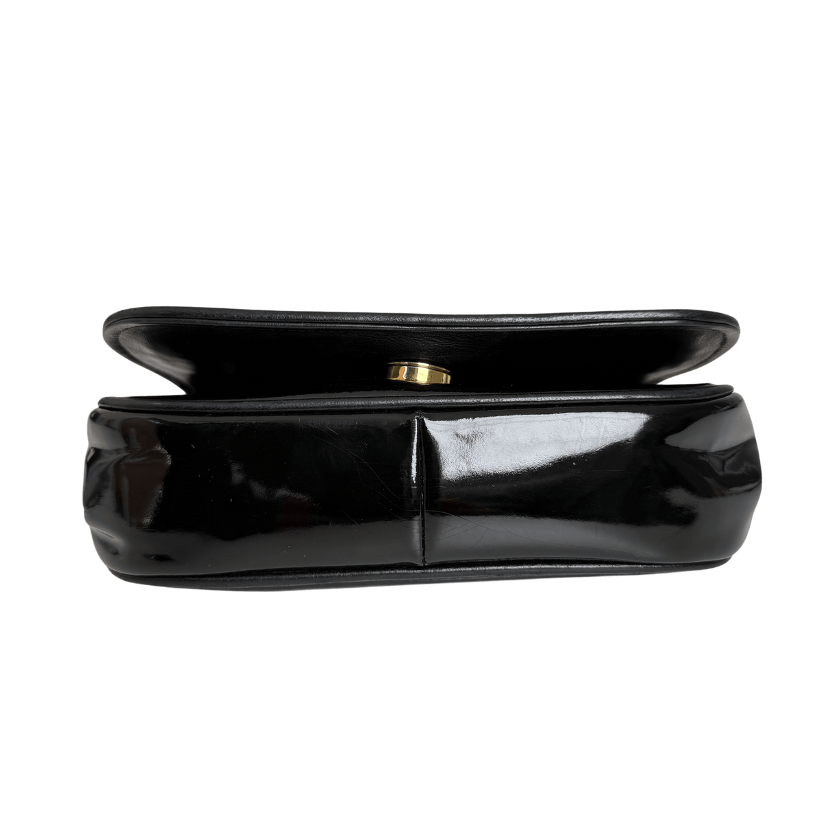 Patent CC Shoulder Bag