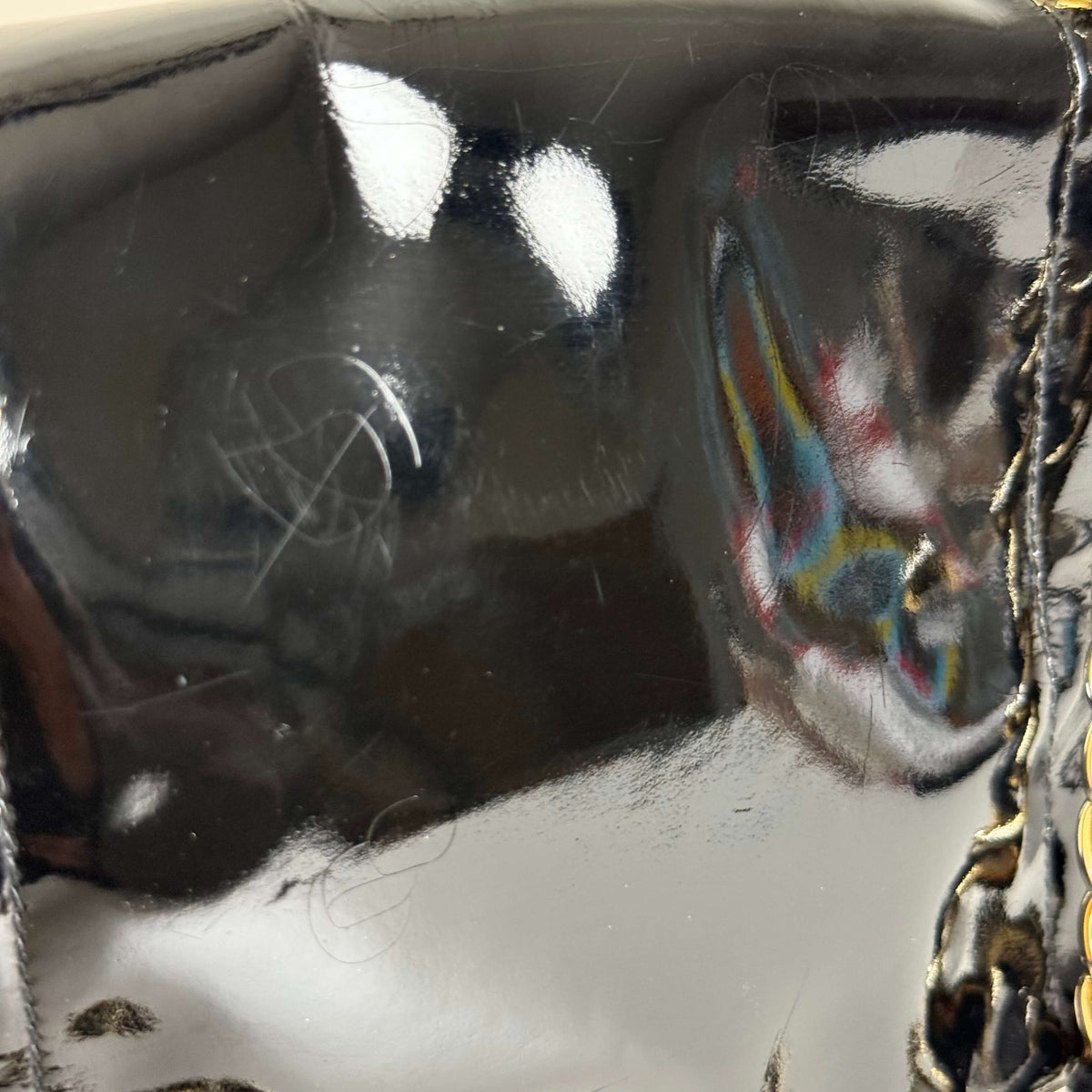 Patent CC Shoulder Bag
