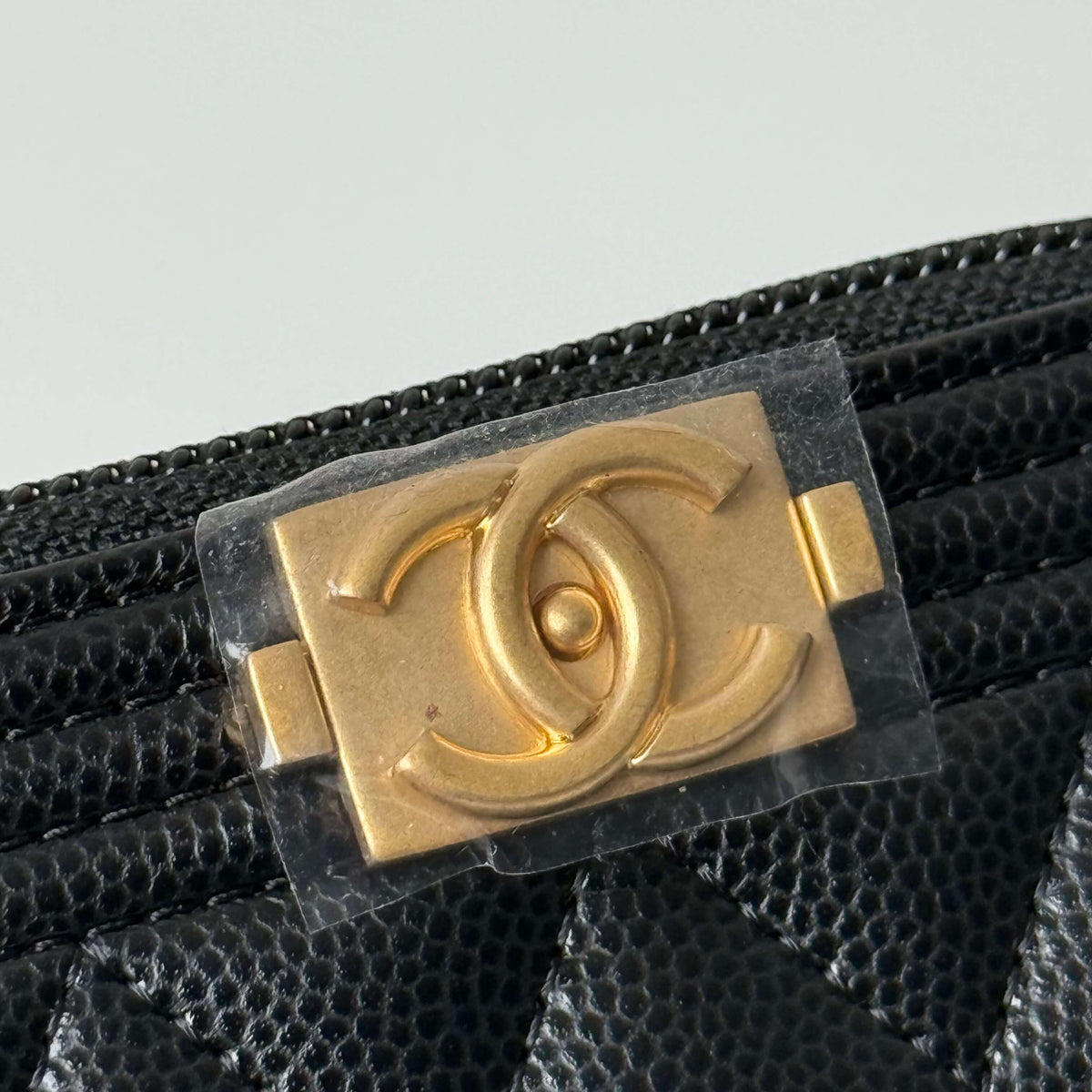 Boy Quilted Zip Around Coin Wallet