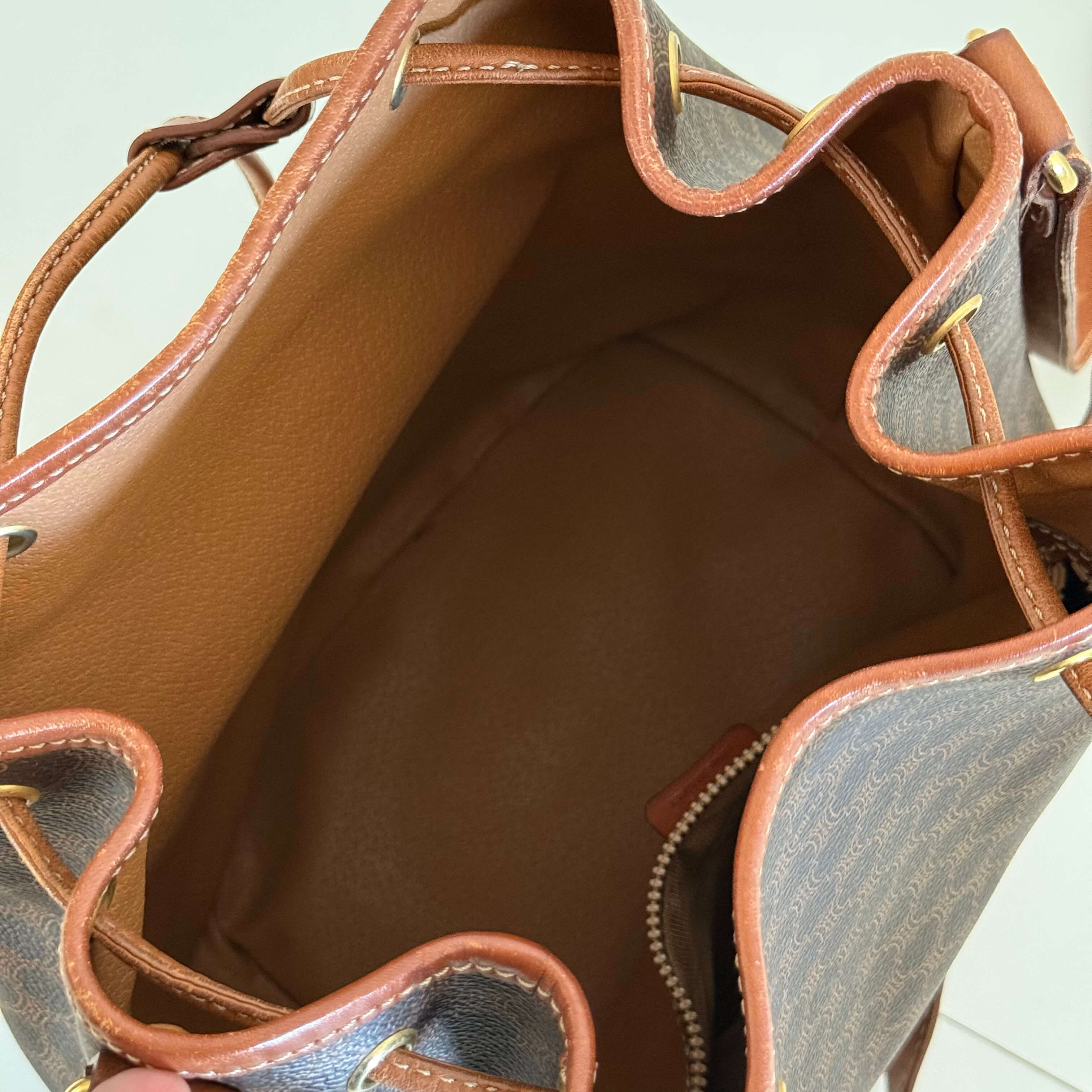 Vintage Macadam Bucket Bag