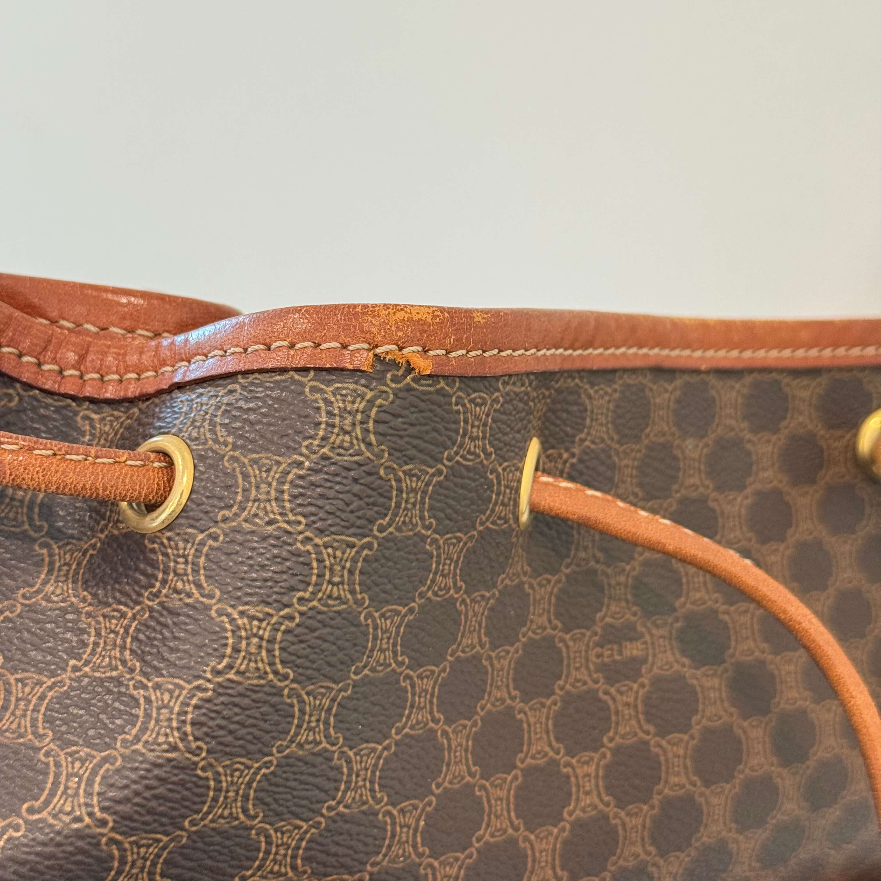 Vintage Macadam Bucket Bag